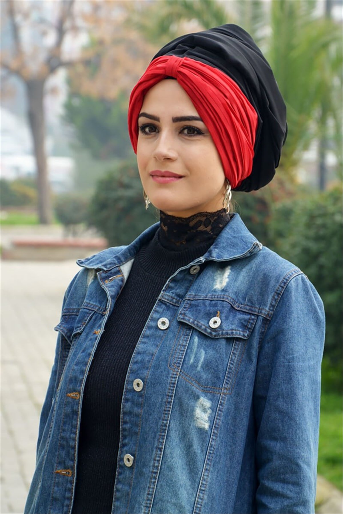 Bandana Pratik Hazır Şal Bone Şal BND058