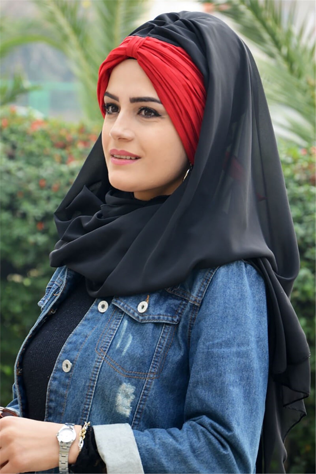 Bandana Pratik Hazır Şal Bone Şal BND058