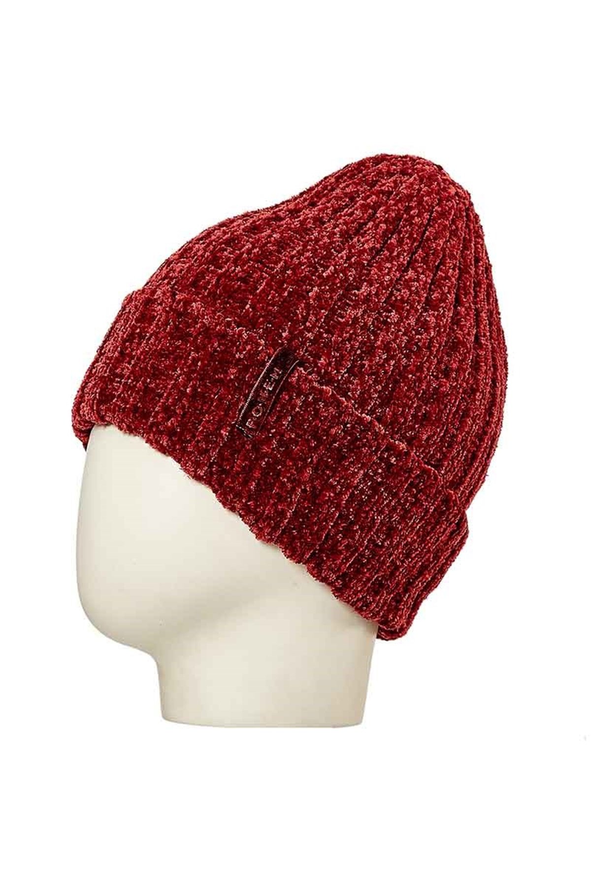 Bertlin Unisex Düz Bere 25201 - Kırmızı