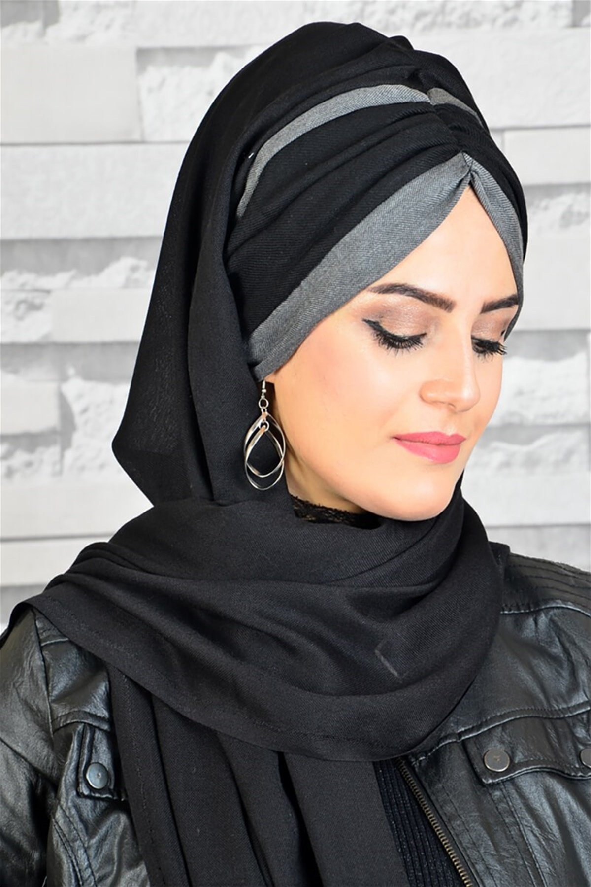 Büzgülü Bandana Pratik Bone Şal BND5009