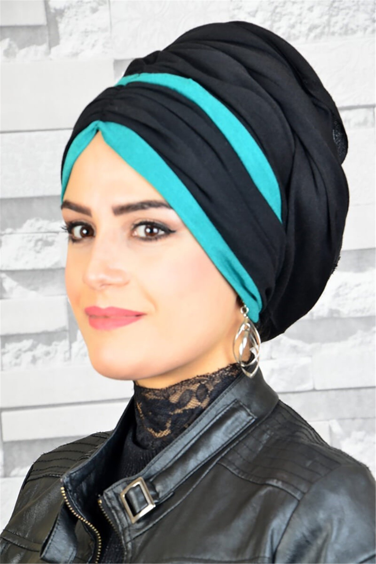 Büzgülü Bandana Pratik Bone Şal BND5013