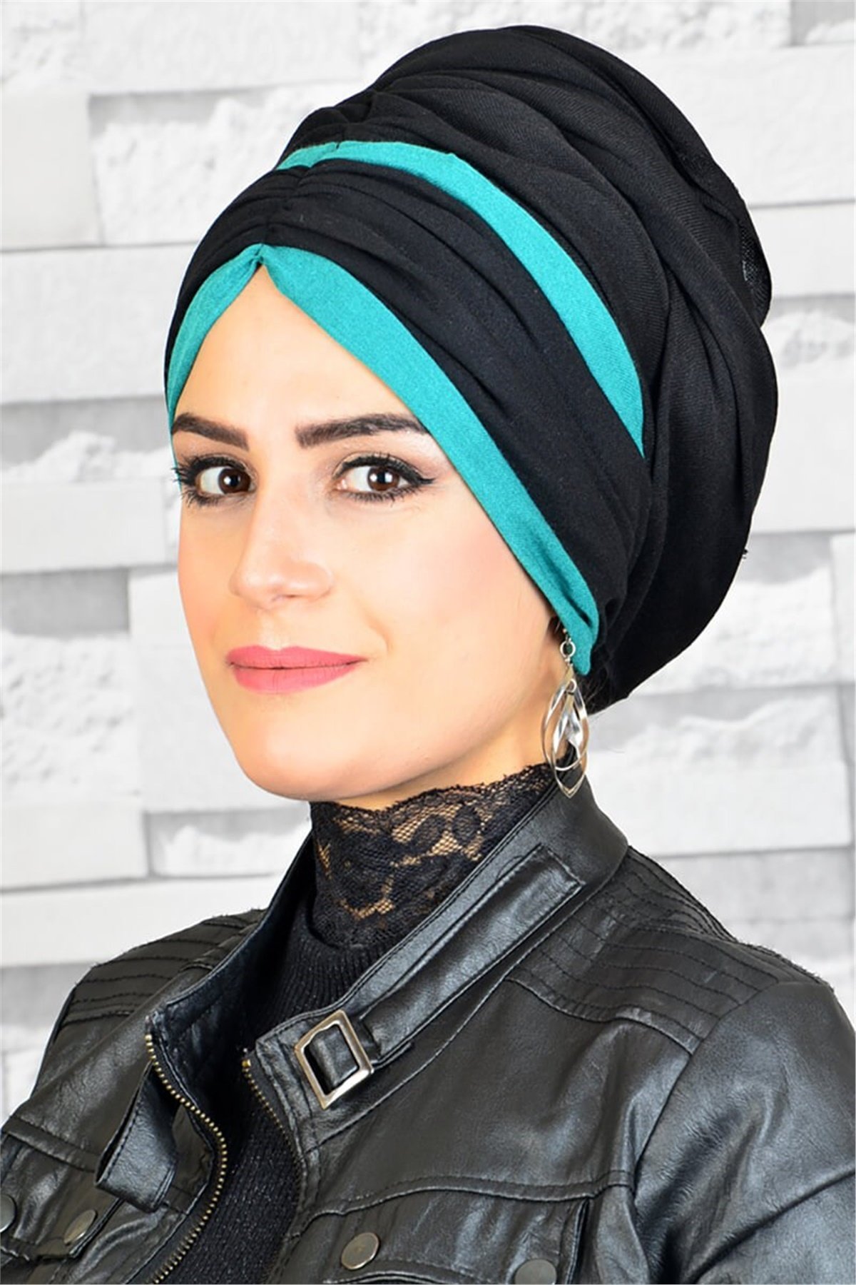 Büzgülü Bandana Pratik Bone Şal BND5013