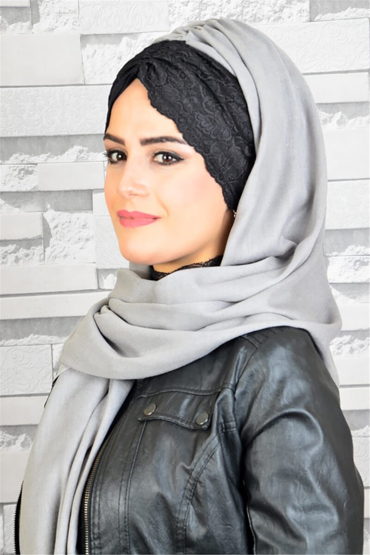 Büzgülü Bandana Pratik Bone Şal BND6005