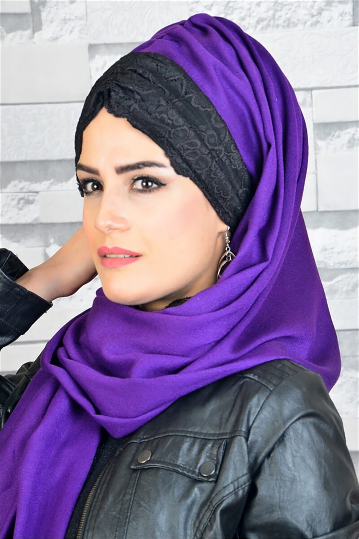 Büzgülü Bandana Pratik Bone Şal BND6006