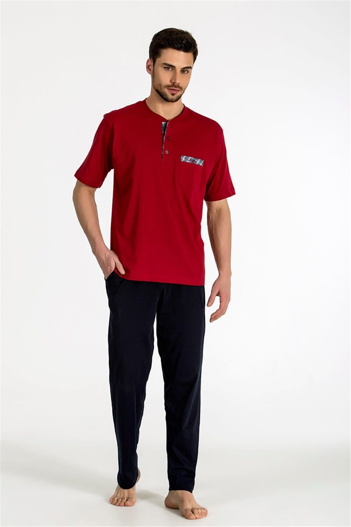 Erkek 3'lü Pijama Takımı Pierre Cardin 5397
