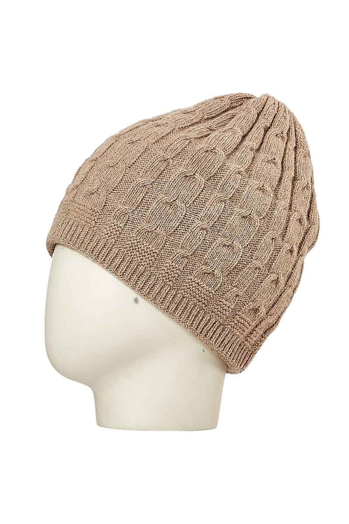 Cameron Unisex Yün Bere 25161 - Koyu Bej