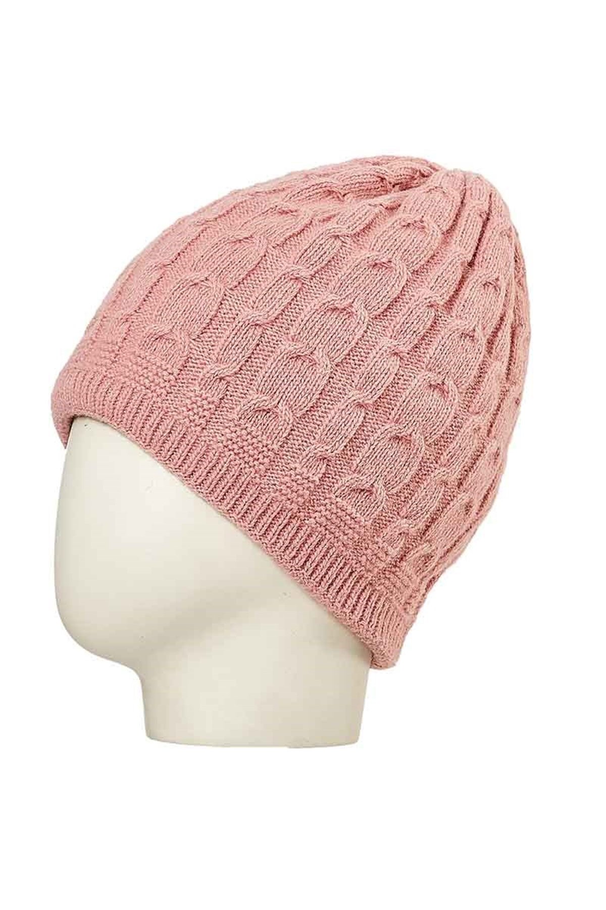 Cameron Unisex Yün Bere 25161 - Pembe 