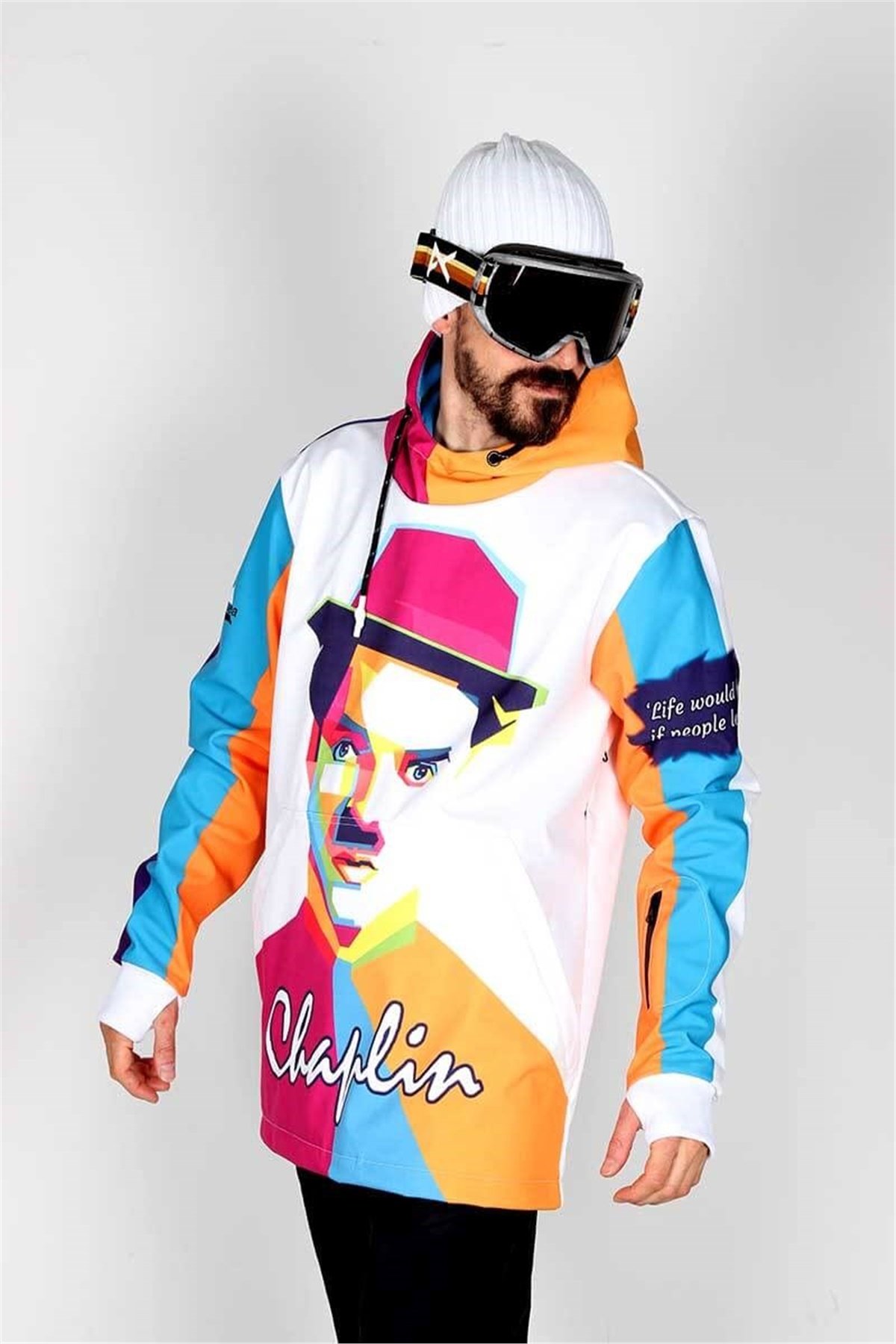 Chaplin Snowsea Erkek Snowboard & Kayak Hoodie Montu SS5577 
