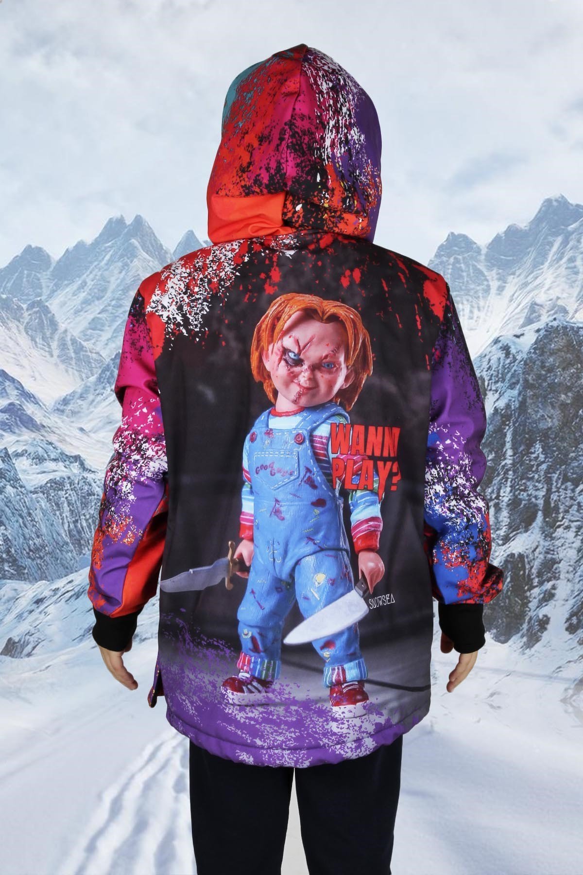 Chucky Erkek Çocuk Snowboarding Erkek Çocuk Snowboard Kar Montu Snowsea SS7761
