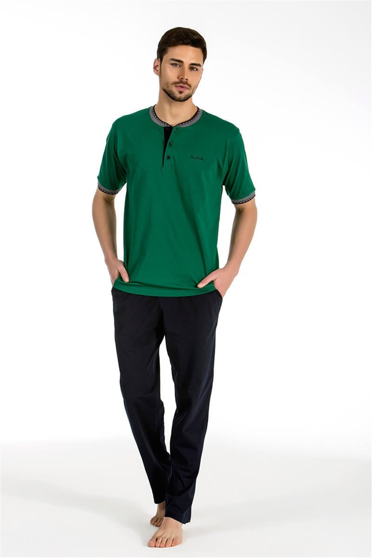 Erkek 3'lü Pijama Takımı Pierre Cardin 5394