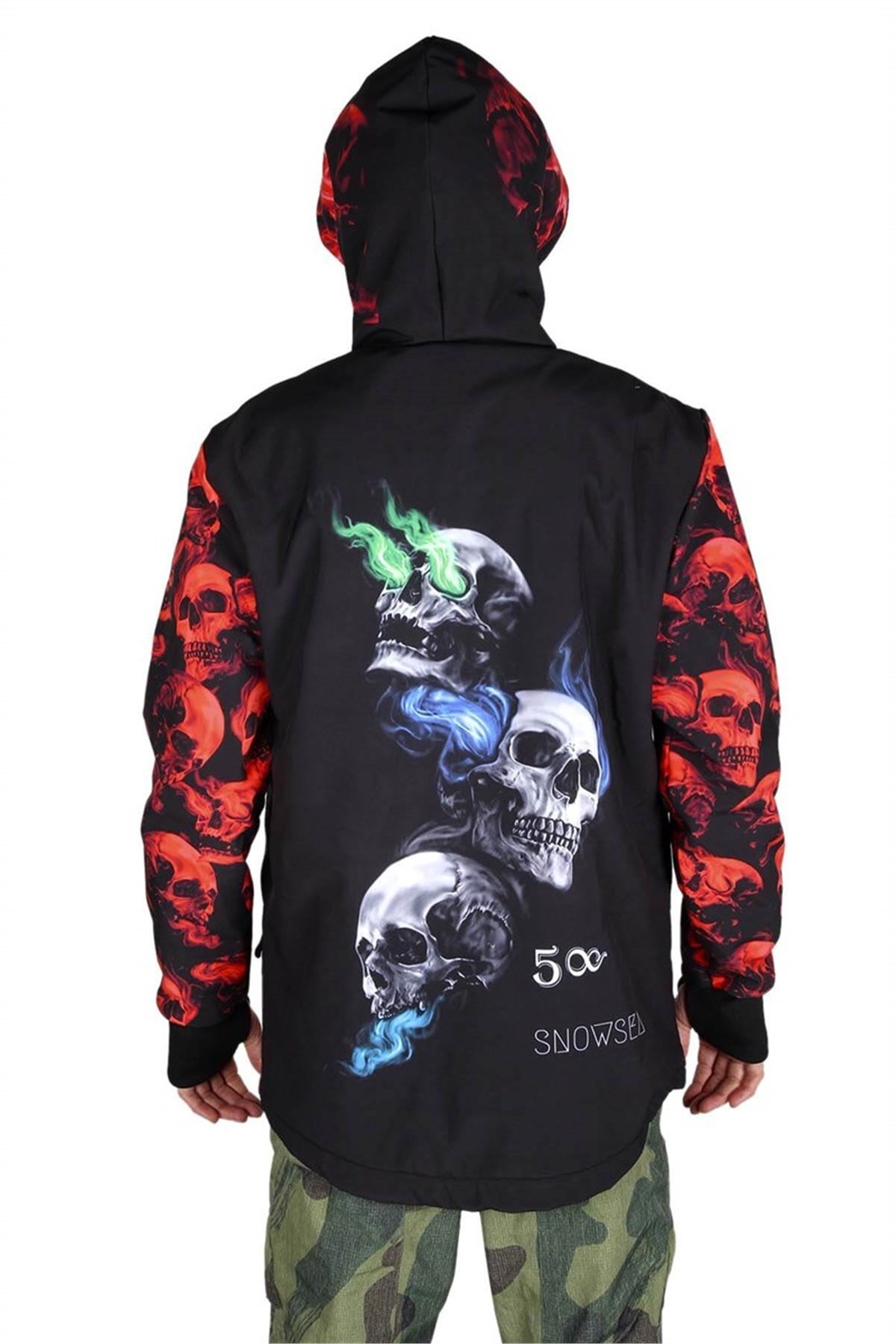 Dark Skull Özel Tasarım SS5609 Kayak ve Snowboard Montu