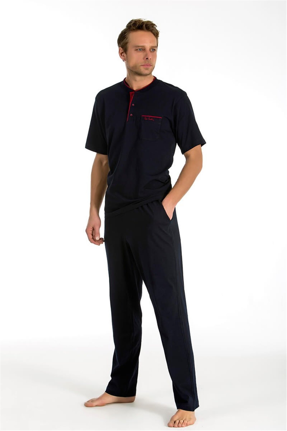 Erkek 3'lü Pijama Takımı Pierre Cardin 5370