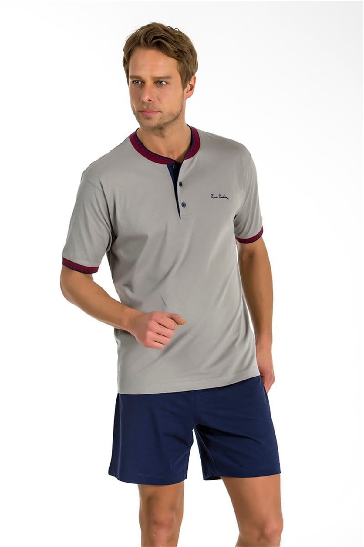 Erkek 3'lü Pijama Takımı Pierre Cardin 5394