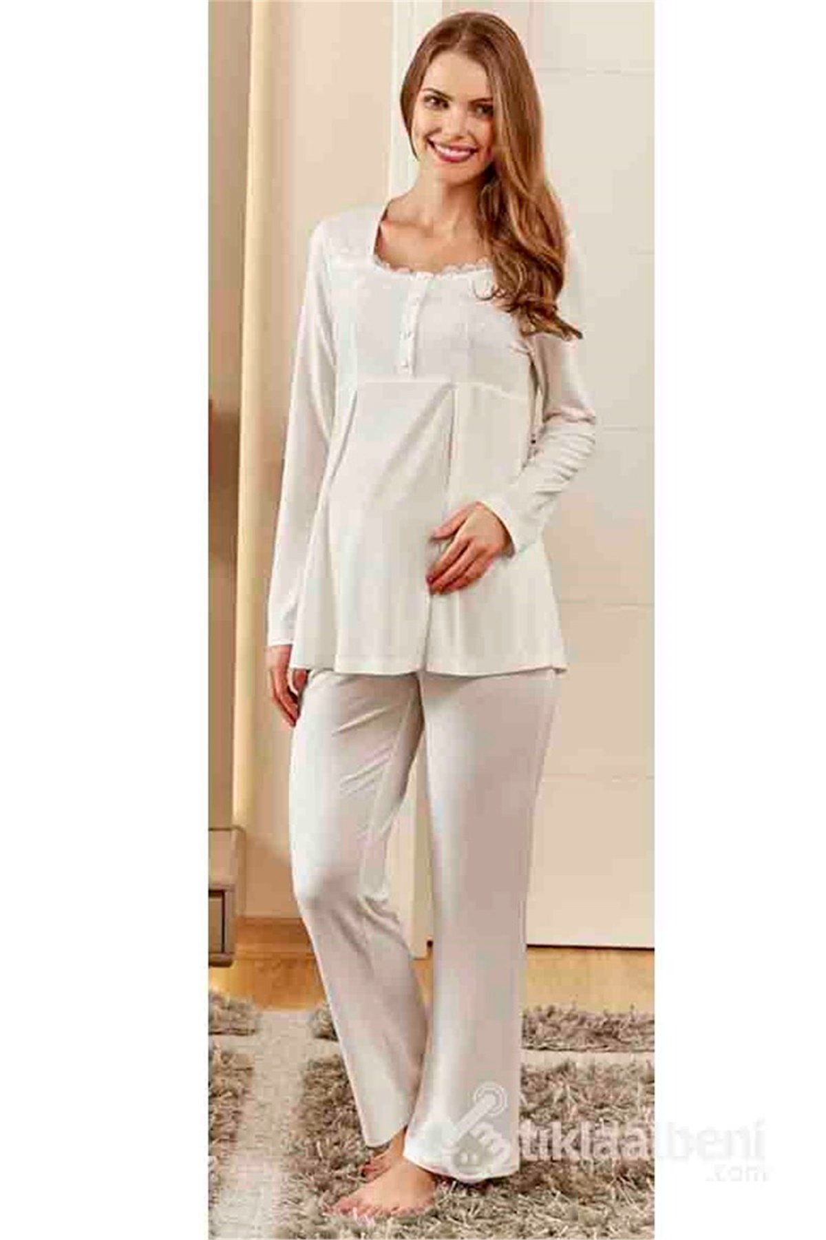 Eros ESK 20810 Lohusa Bayan Hamile Pijama Takımı