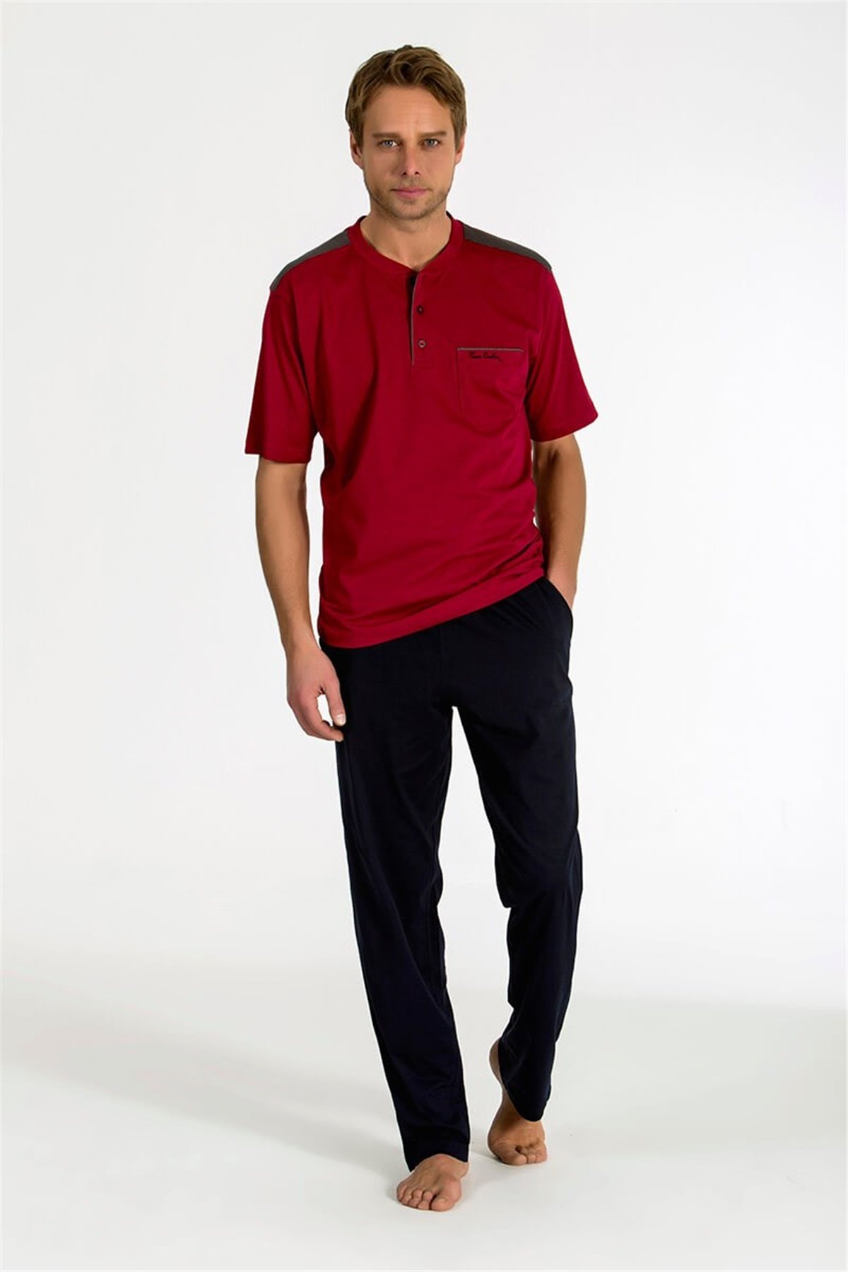 Erkek 3'lü Pijama Takımı Pierre Cardin 5395