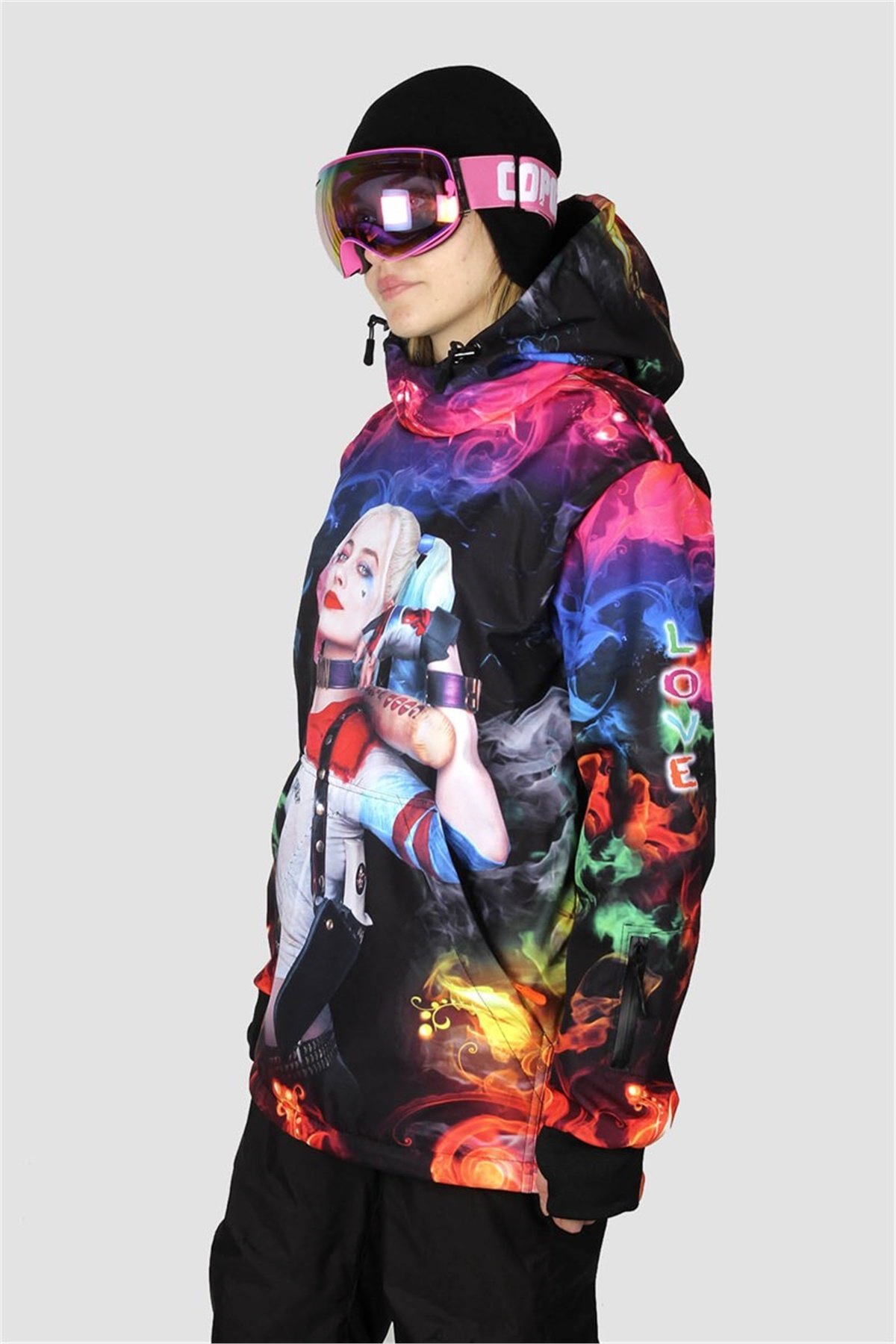 Fiery Harley Quinn 10K Kayak ve Snowboard Montu