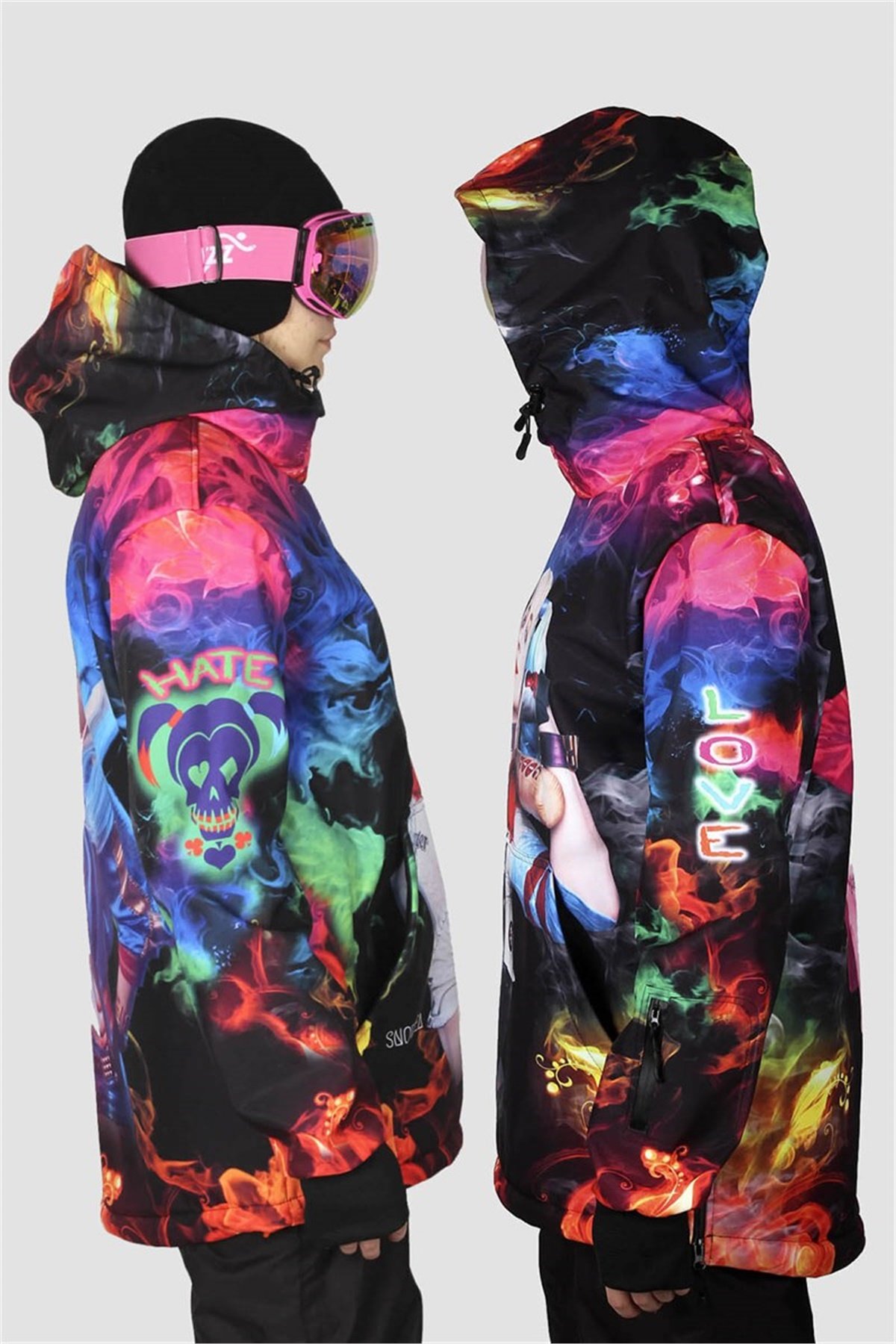 Fiery Harley Quinn 10K Kayak ve Snowboard Montu
