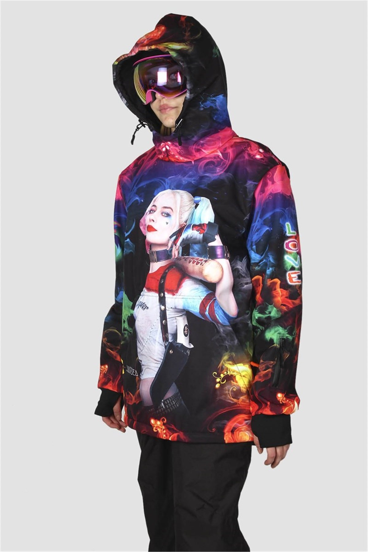 Fiery Harley Quinn 10K Kayak ve Snowboard Montu