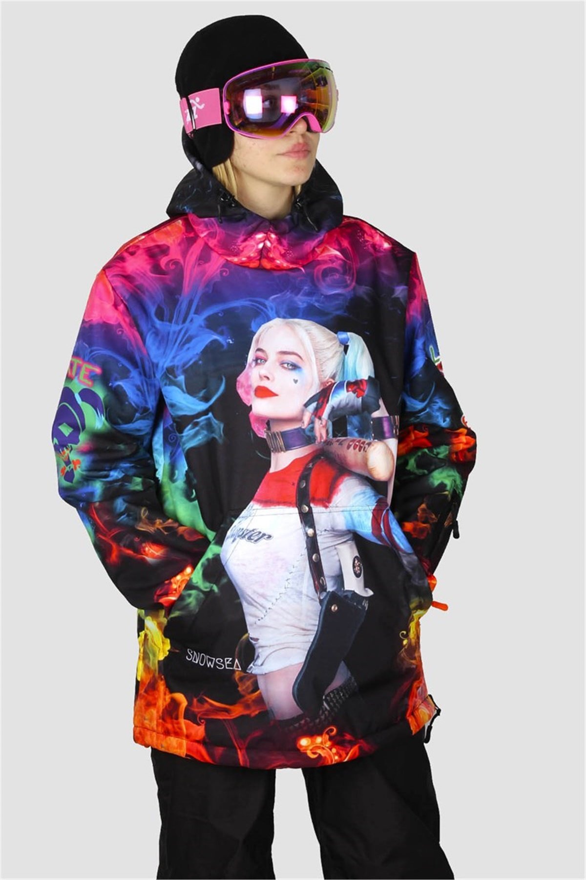 Fiery Harley Quinn 10K Kayak ve Snowboard Montu