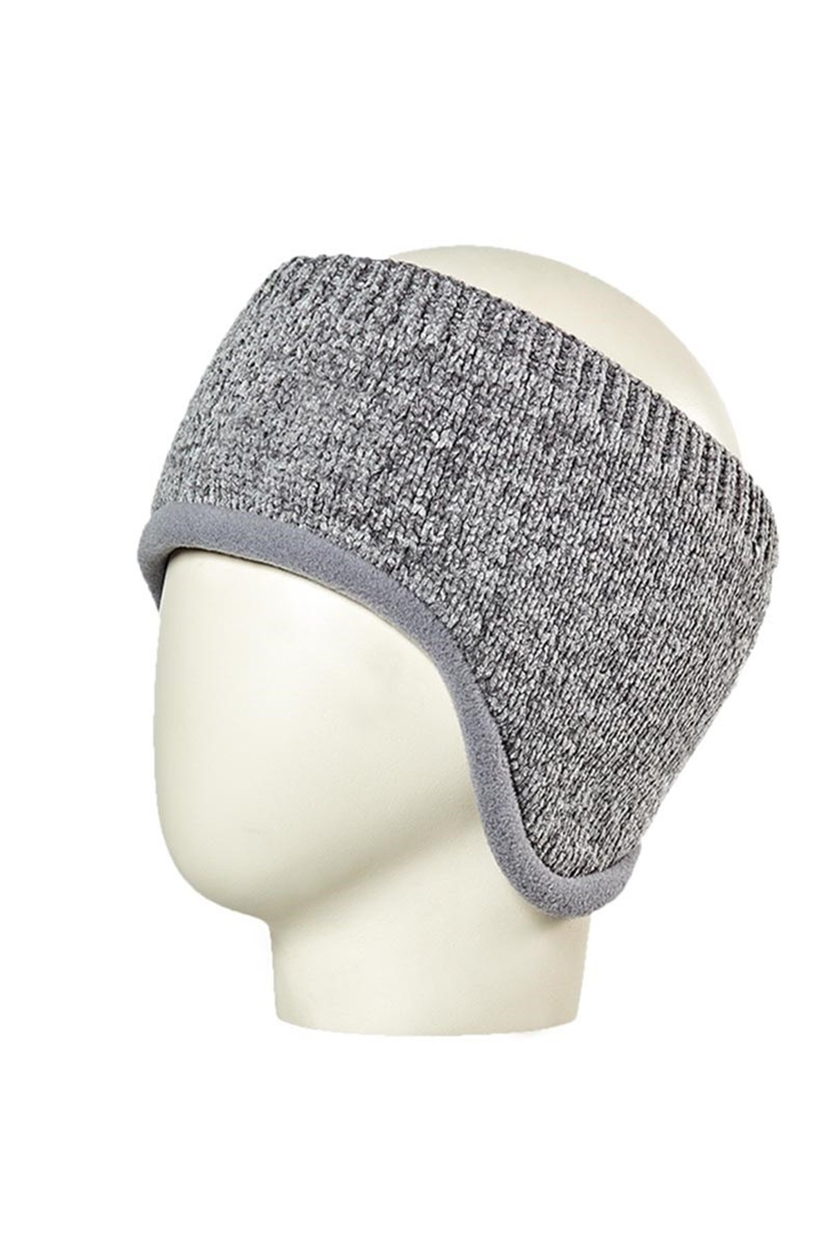 Gri Düz Bandana Erkek 11103 