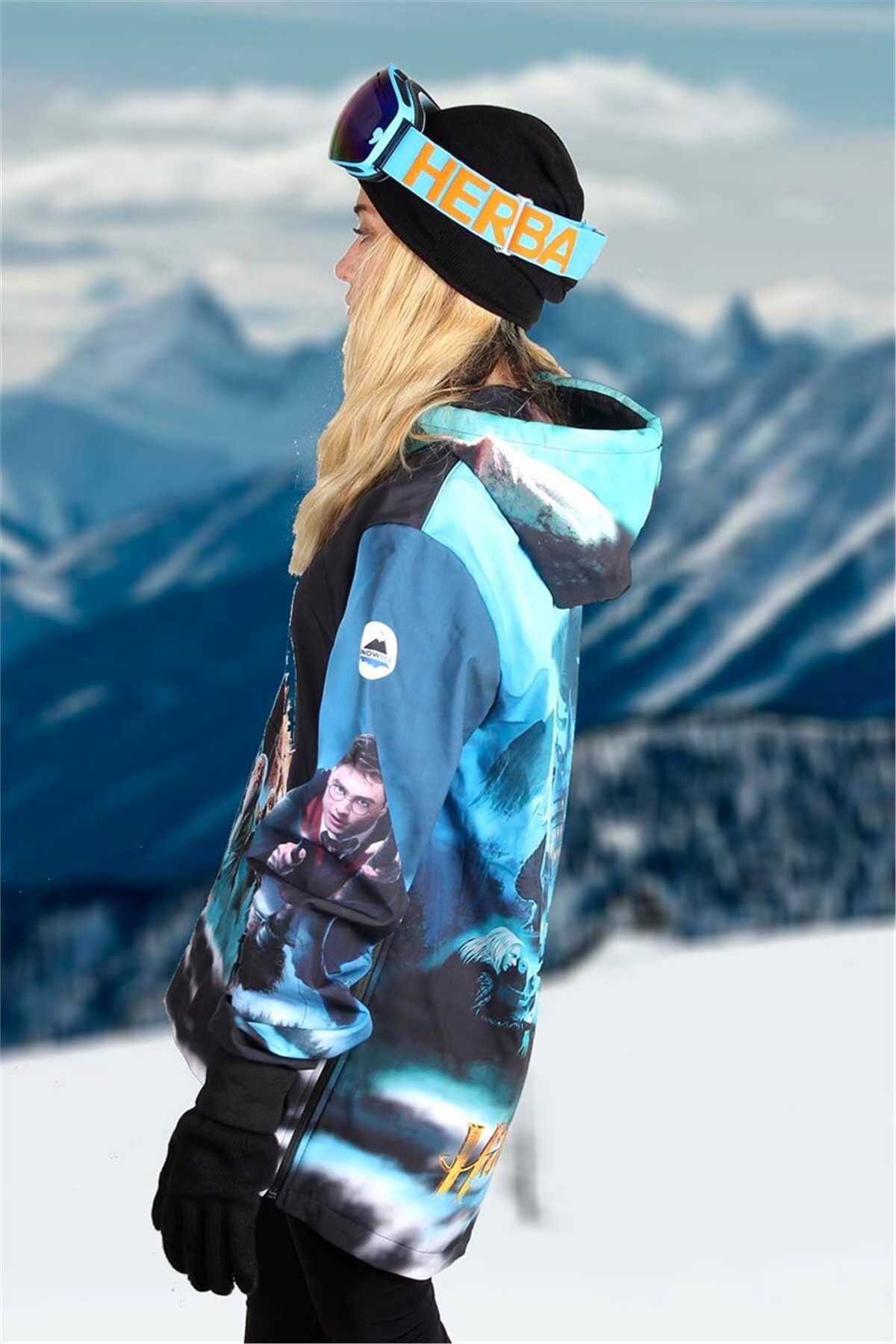 Harry Potter Kadın ve Genç Kız Snowboard ve Kayak Montu / Snowsea SS5583