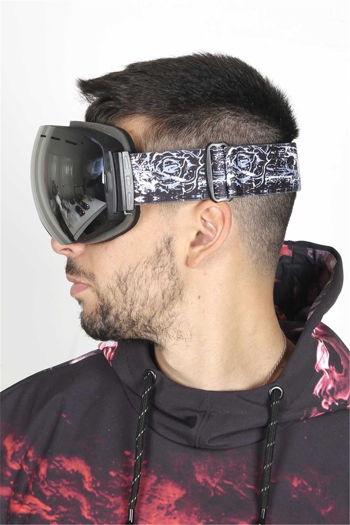Havalandırmalı Snowboard ve Kayak Gözlüğü Siyah SSG102