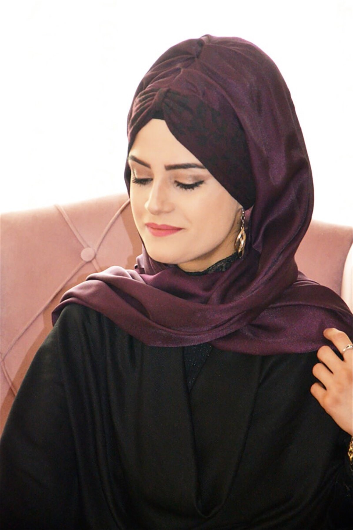 Hazır Şal, Hazır Türban, Bandana Pratik Bone Şal BND005