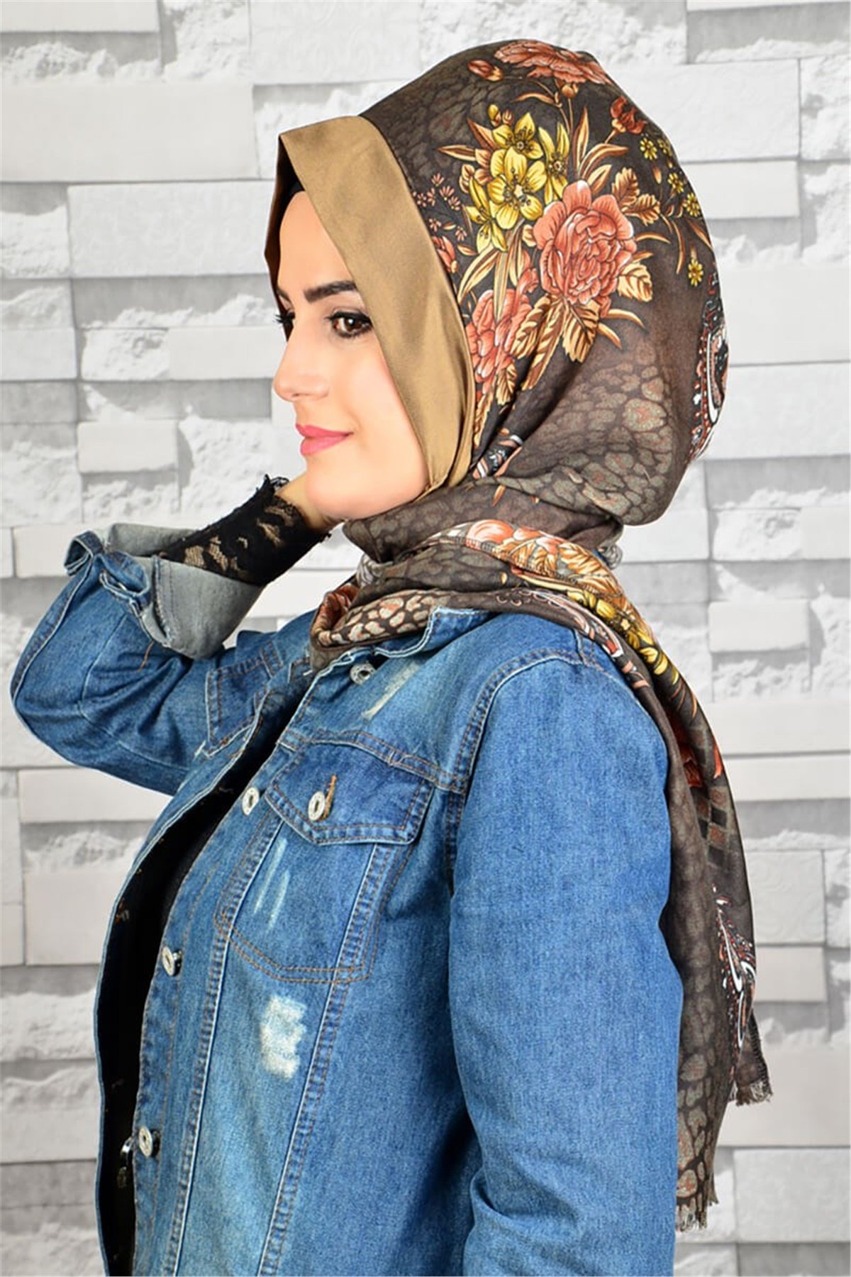 Hazır Türban Büzgülü Bandana Pratik Bone Şal EASY1096
