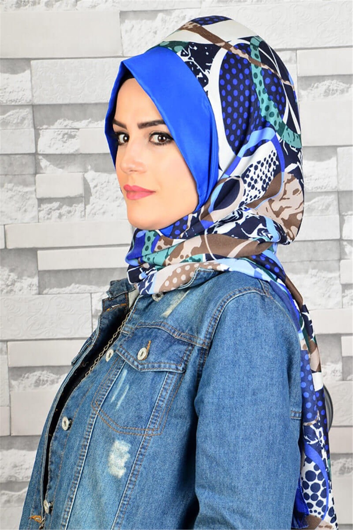 Hazır Türban, Büzgülü Bandana Pratik Bone Şal EASY1099
