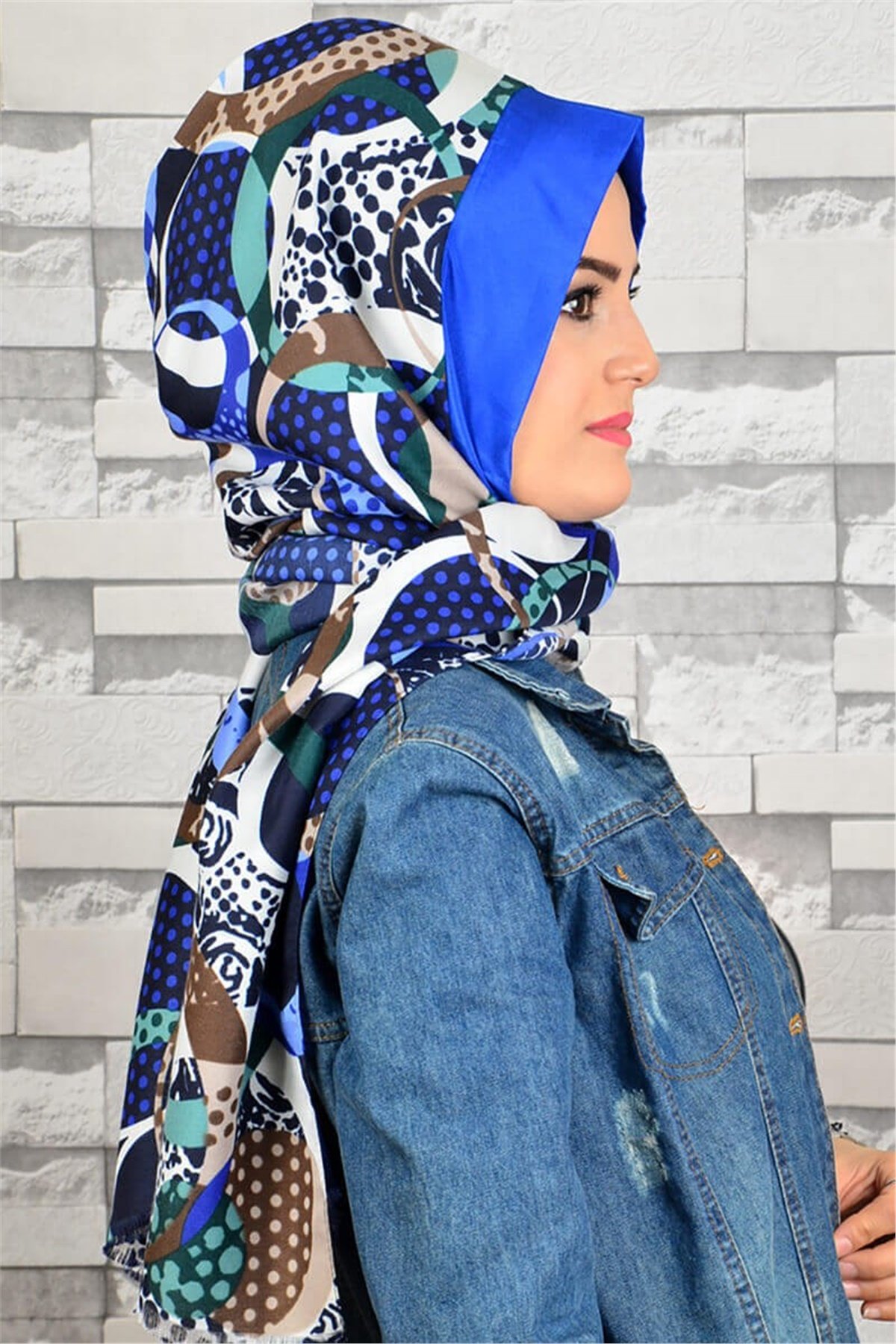 Hazır Türban, Büzgülü Bandana Pratik Bone Şal EASY1099