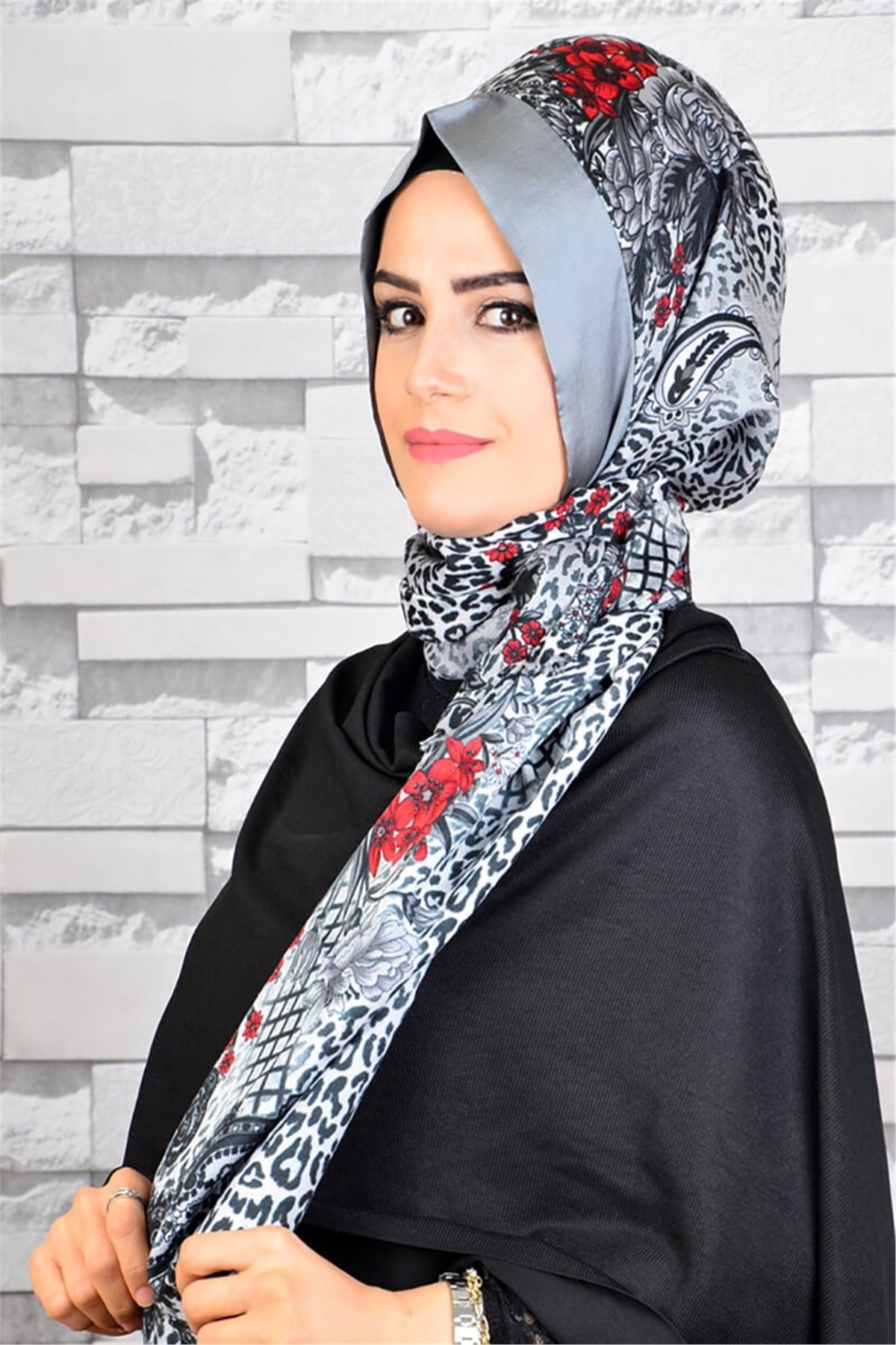 Hazır Türban Büzgülü Bandana Pratik Bone Şal EASY1092