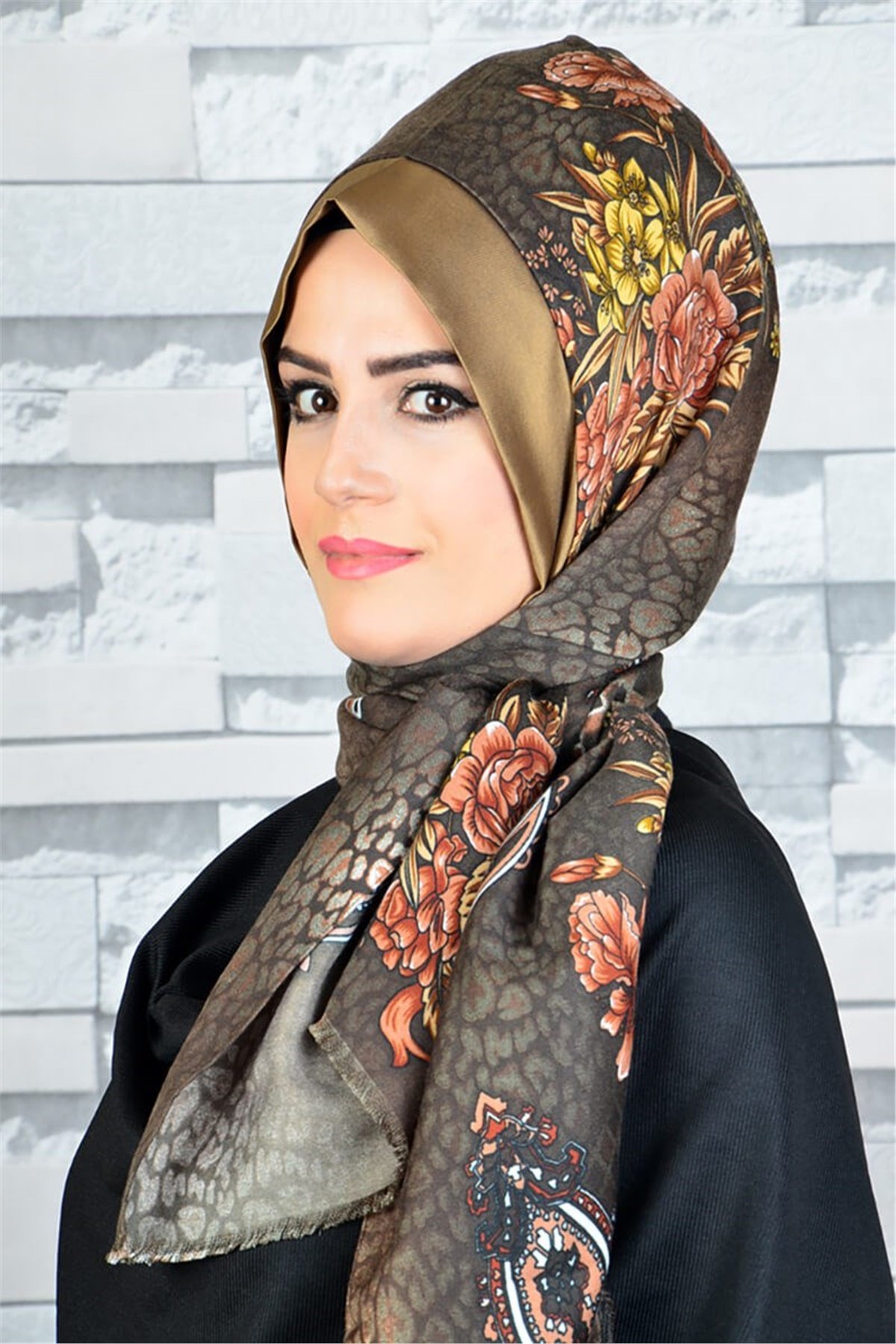 Hazır Türban Büzgülü Bandana Pratik Bone Şal EASY1096