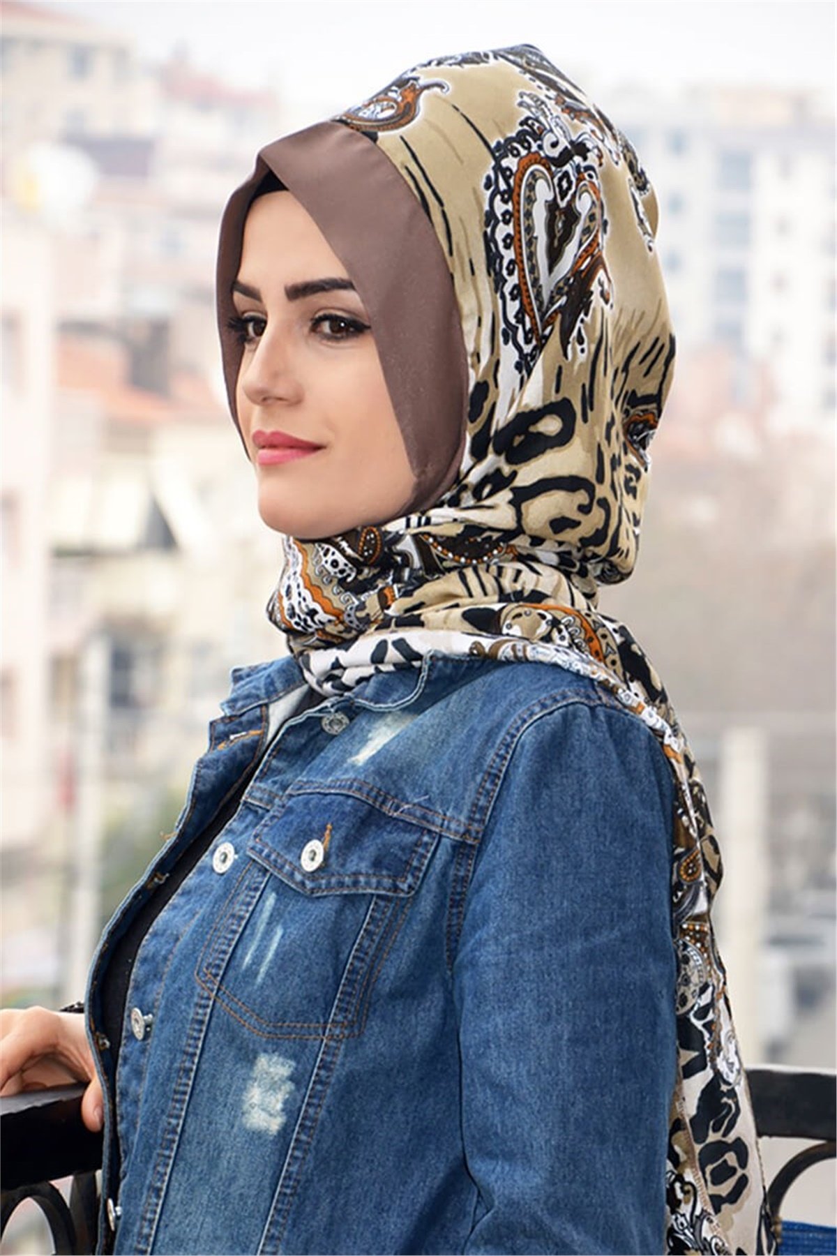 Hazır Türban, Ful Pratik Mıknatıslı Pratik Şal EASY5008