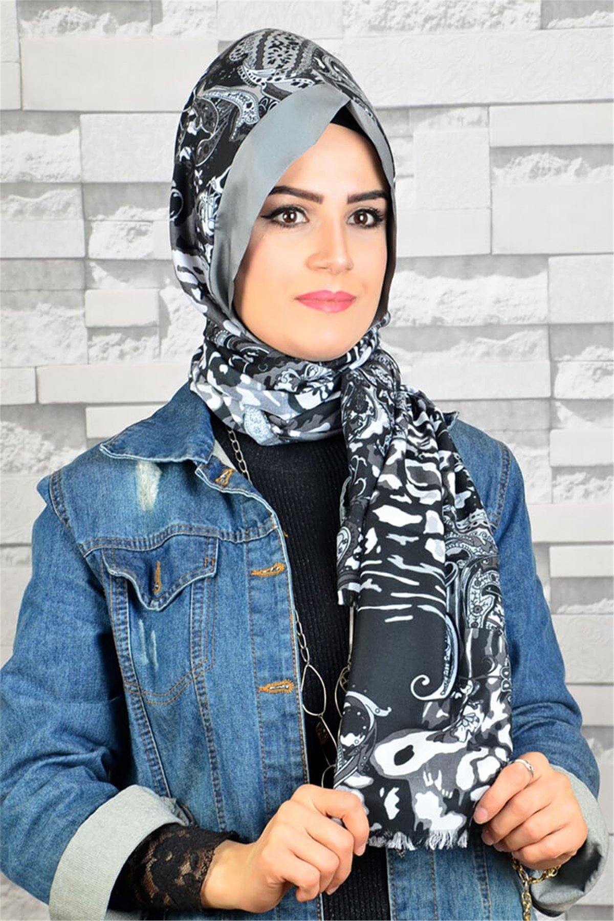 Hazır Türban, Ful Pratik Mıknatıslı Pratik Şal EASY1119