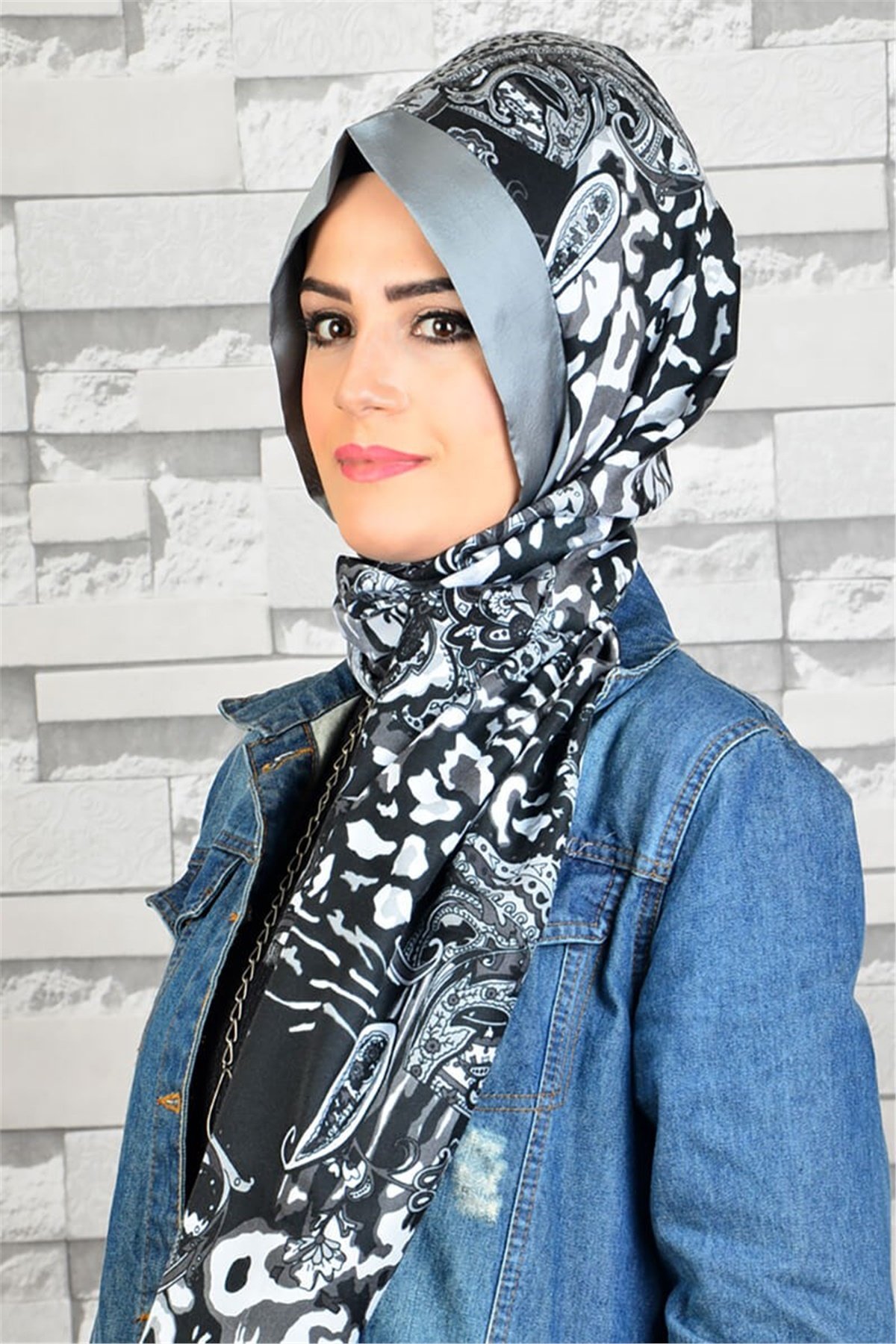 Hazır Türban, Ful Pratik Mıknatıslı Pratik Şal EASY1119