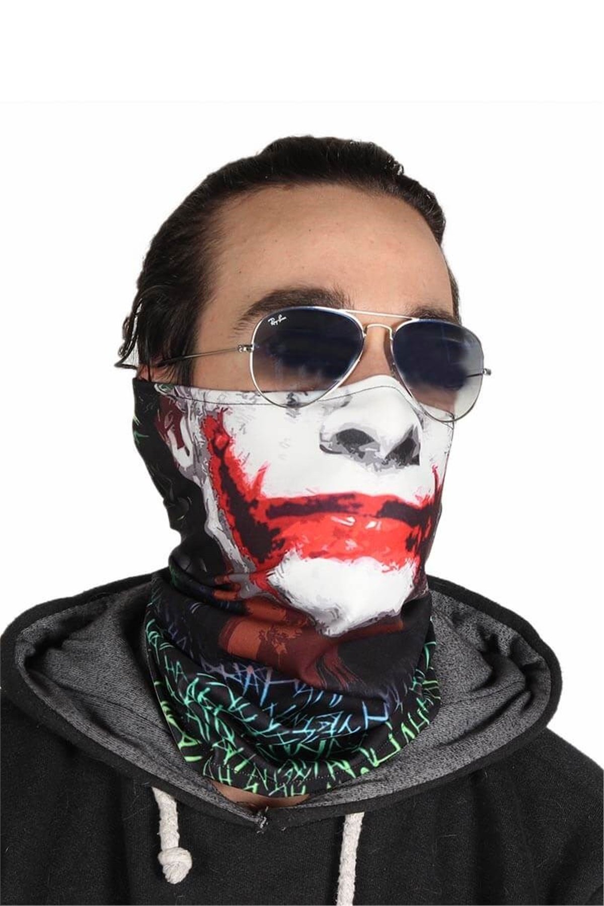 Her ortamda Kullanılebilen Yıkanabilir Joker Buffmask