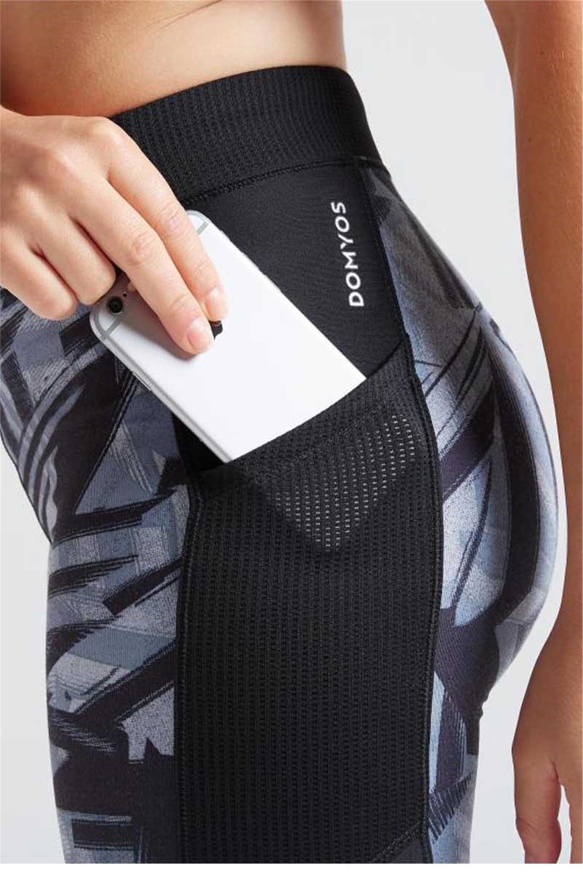 Kadın Fitness Tayt, Gri Koşu Taytı 8544206