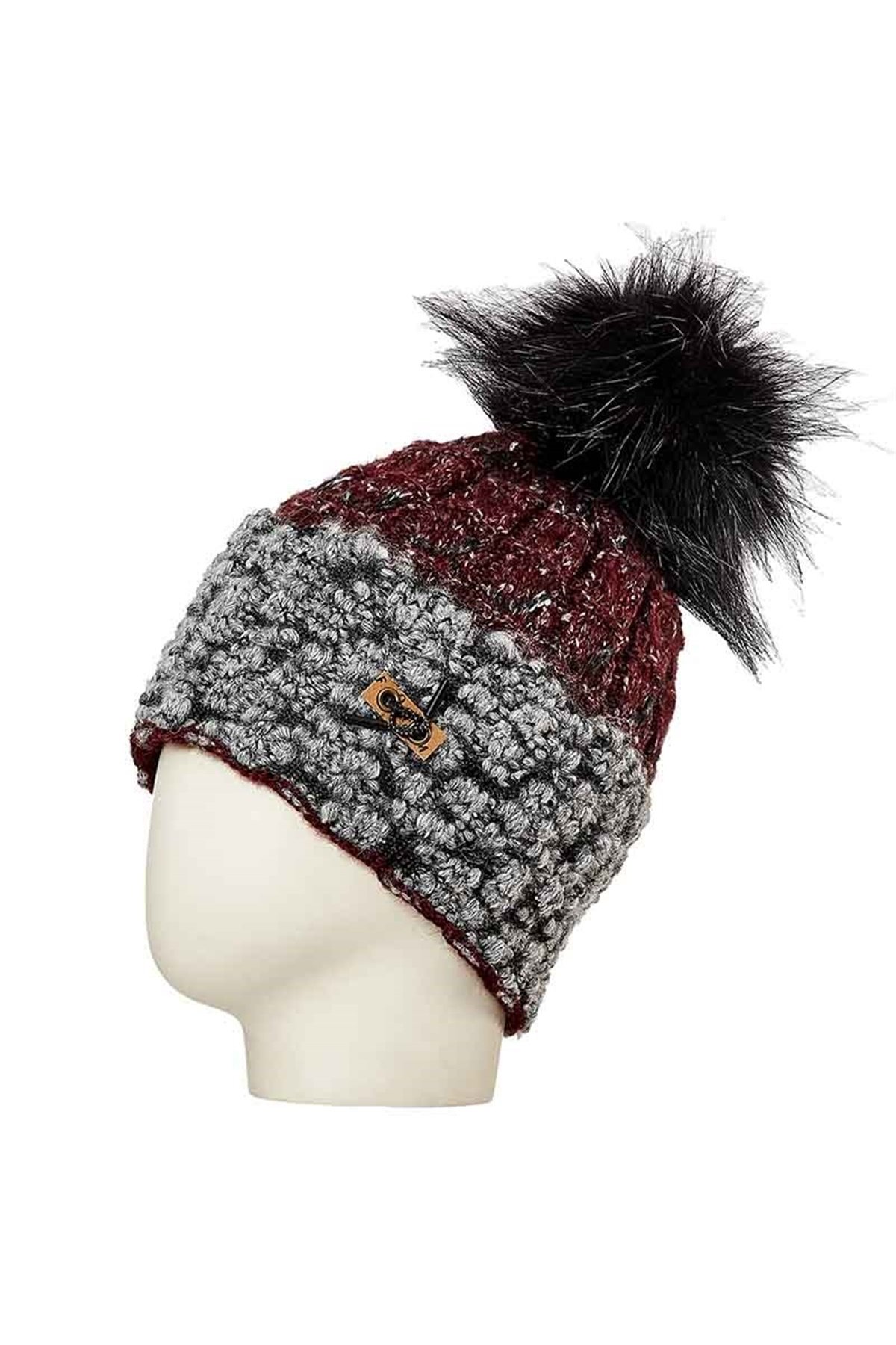 Kadın Yün Bere 24831 - Bordo
