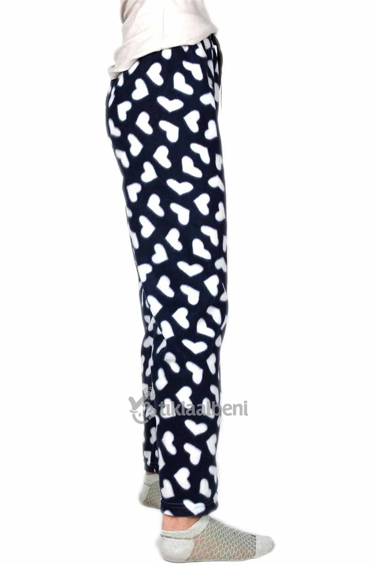 Kalpli Kadın Polar Pijama Altı PL-202