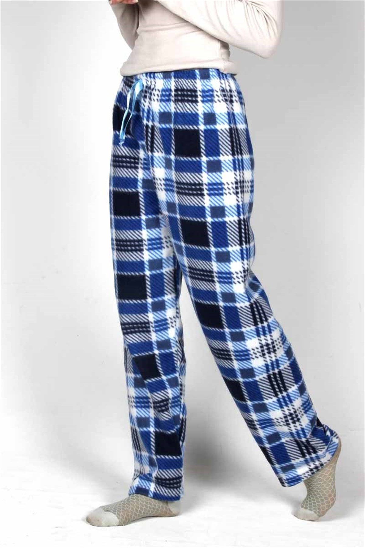 Kareli Kadın Pijama Gecelik Altı PL-201