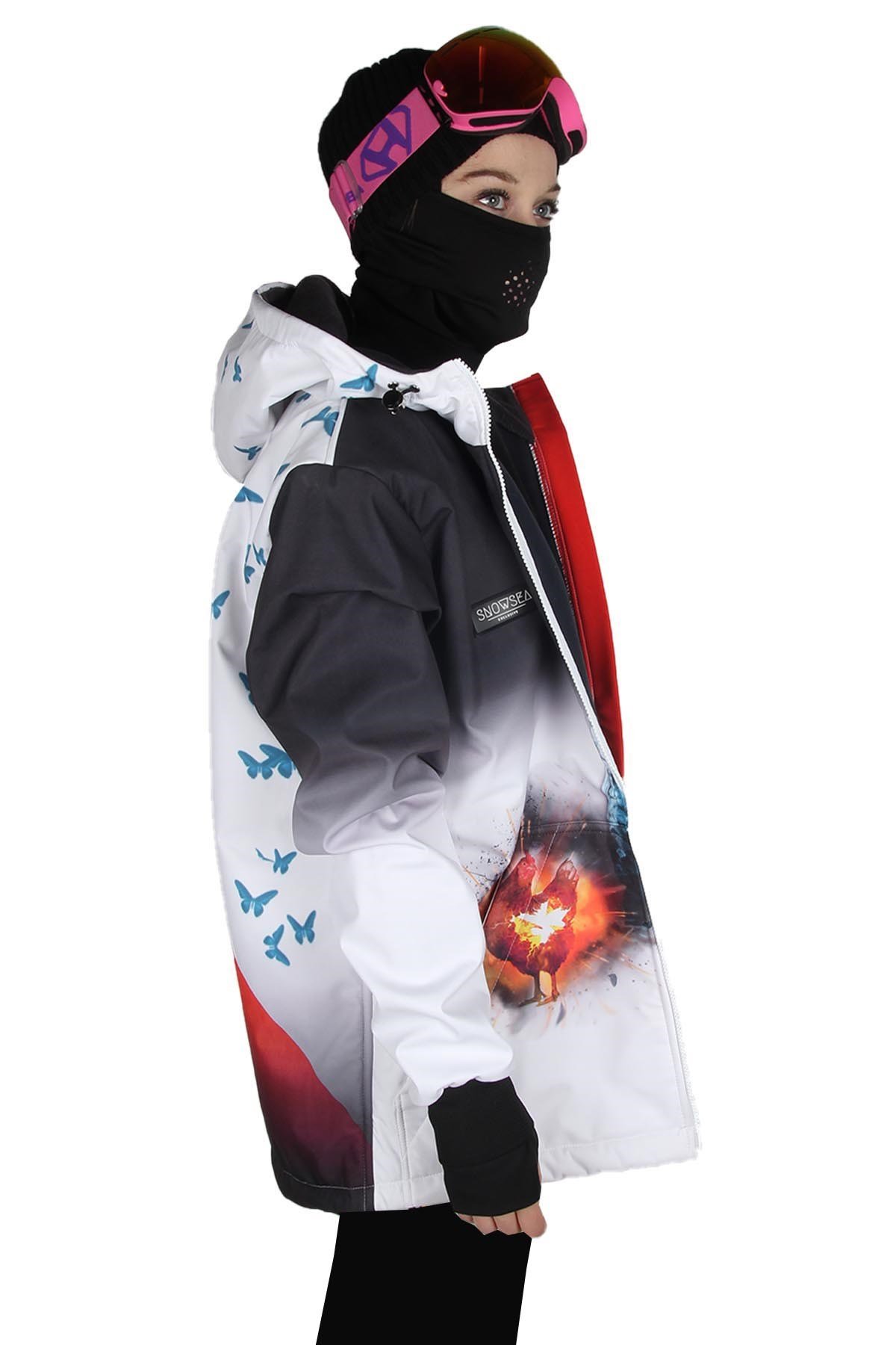 Kelebekler Kayak ve Snowboard Montu / Snowsea SS7909 Kar Montu