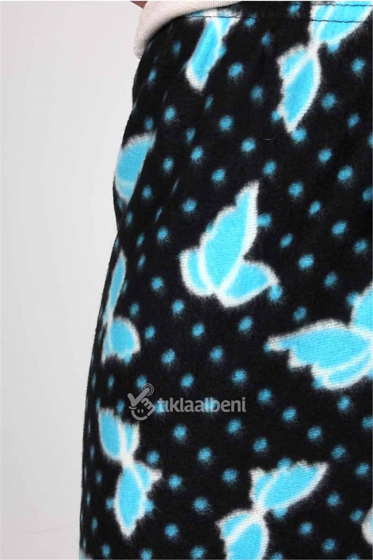 Kelebekli Kadın Pijama Gecelik Altı PL-202
