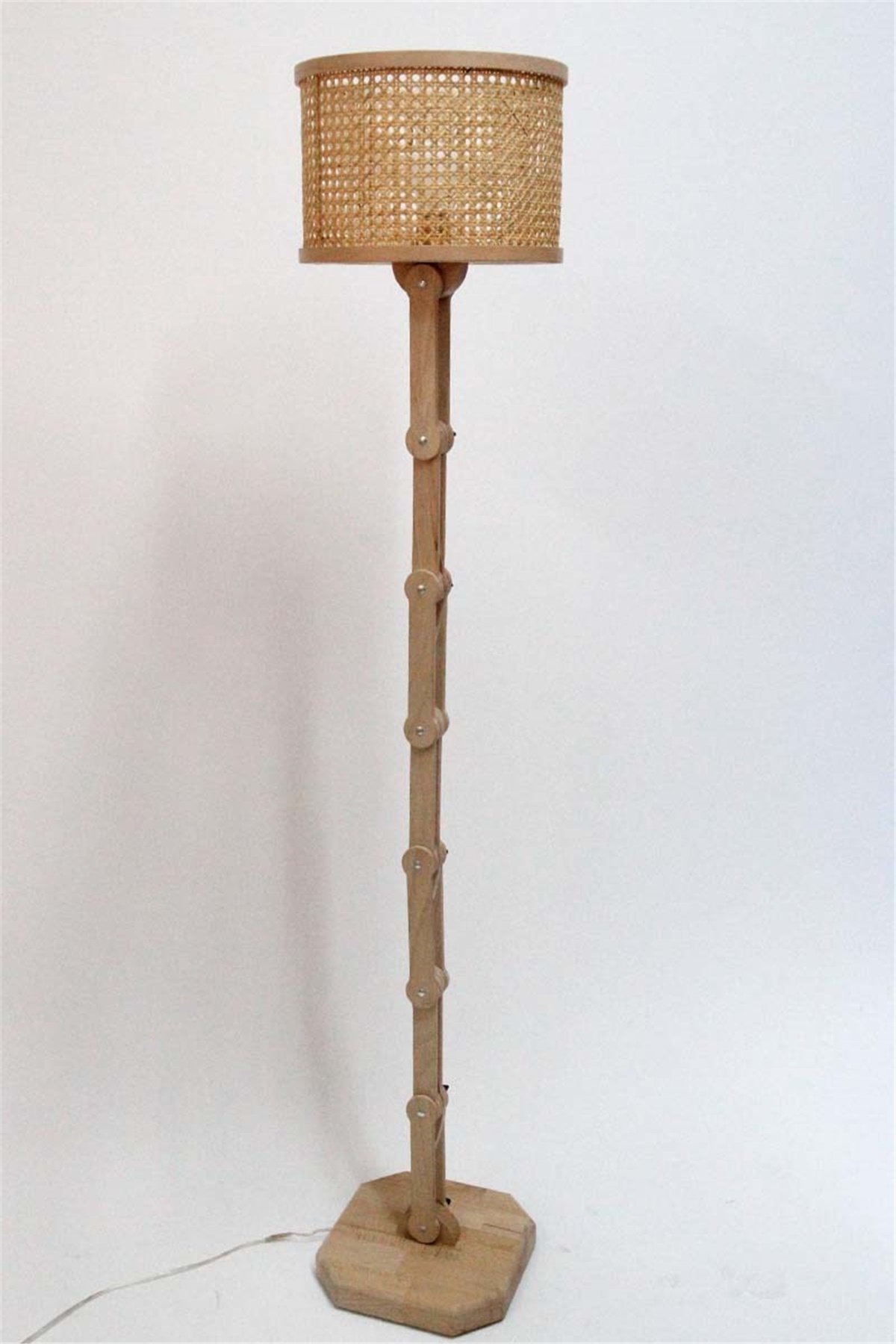 Lambader Modelleri, Ahşap Lambader, Rattan Abajur TKL32
