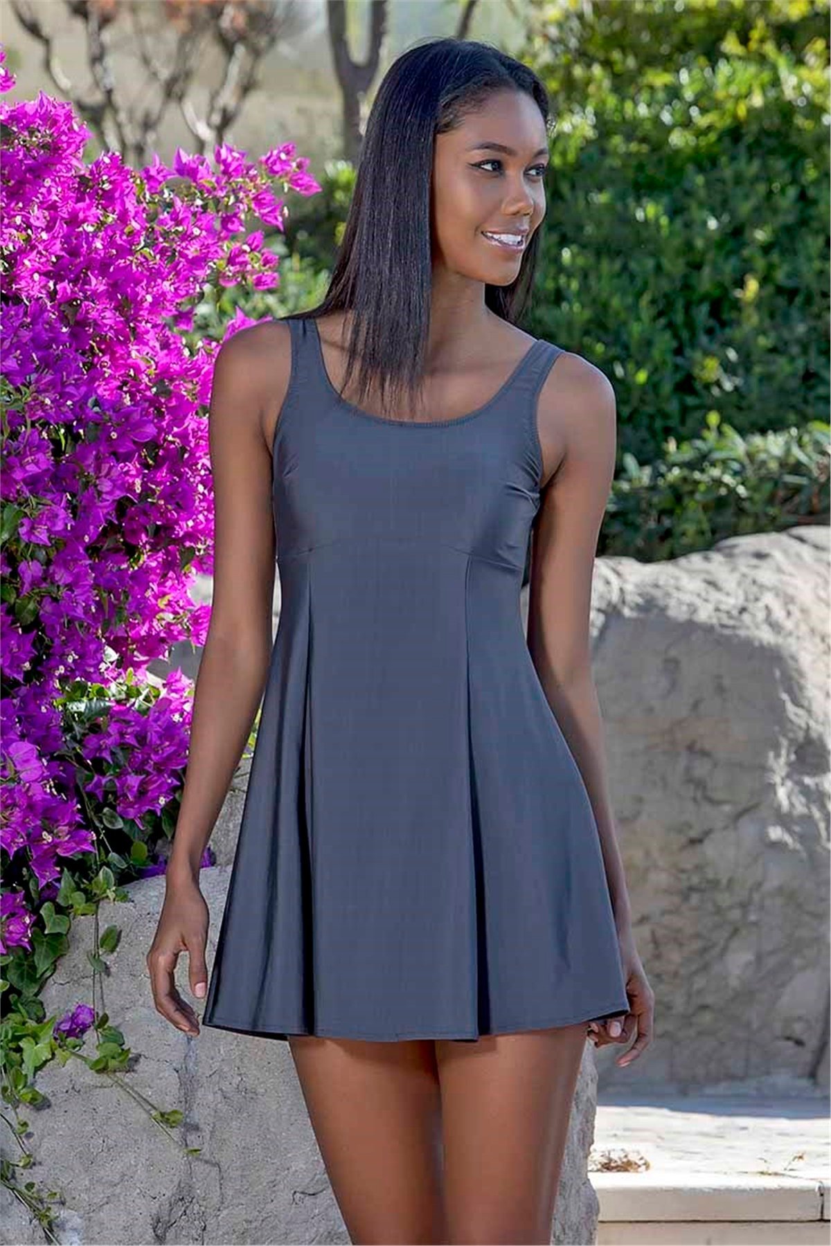 Layona Elbise Mayo A922 - Gri