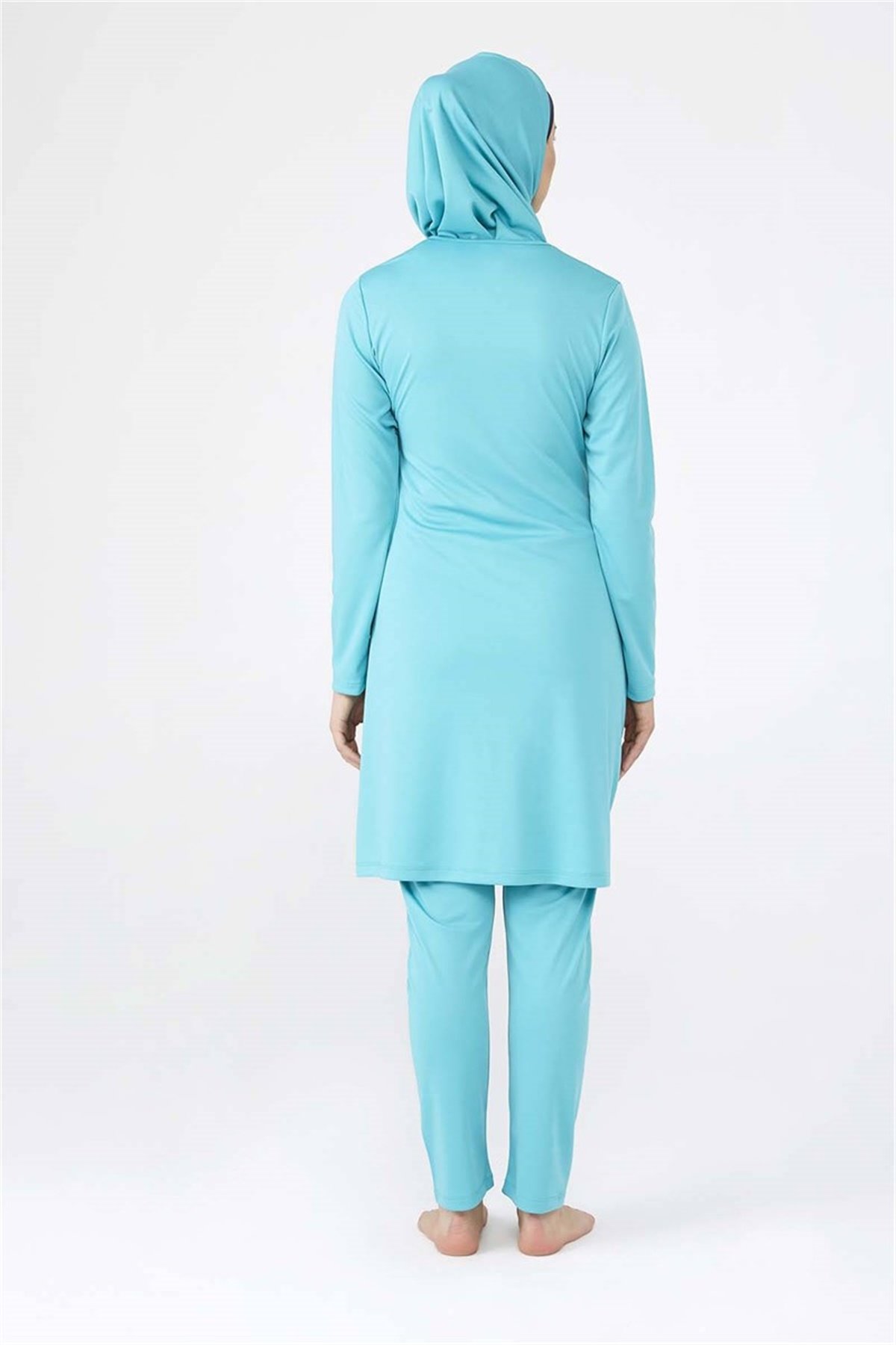 Mint Tam Kapalı Tesettür Mayo T0800