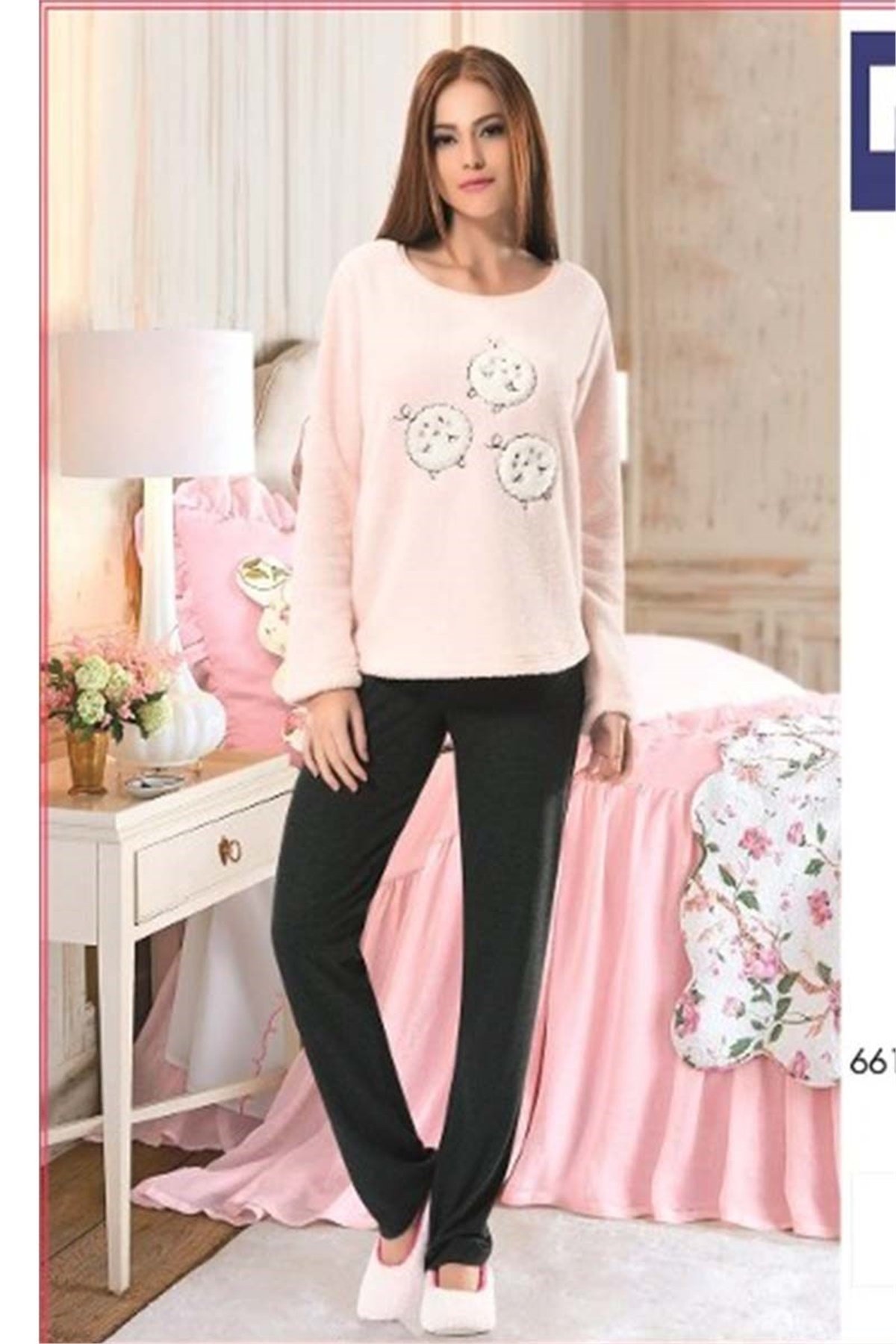 Bayan Polar Pijama Takımı Nbb 66151