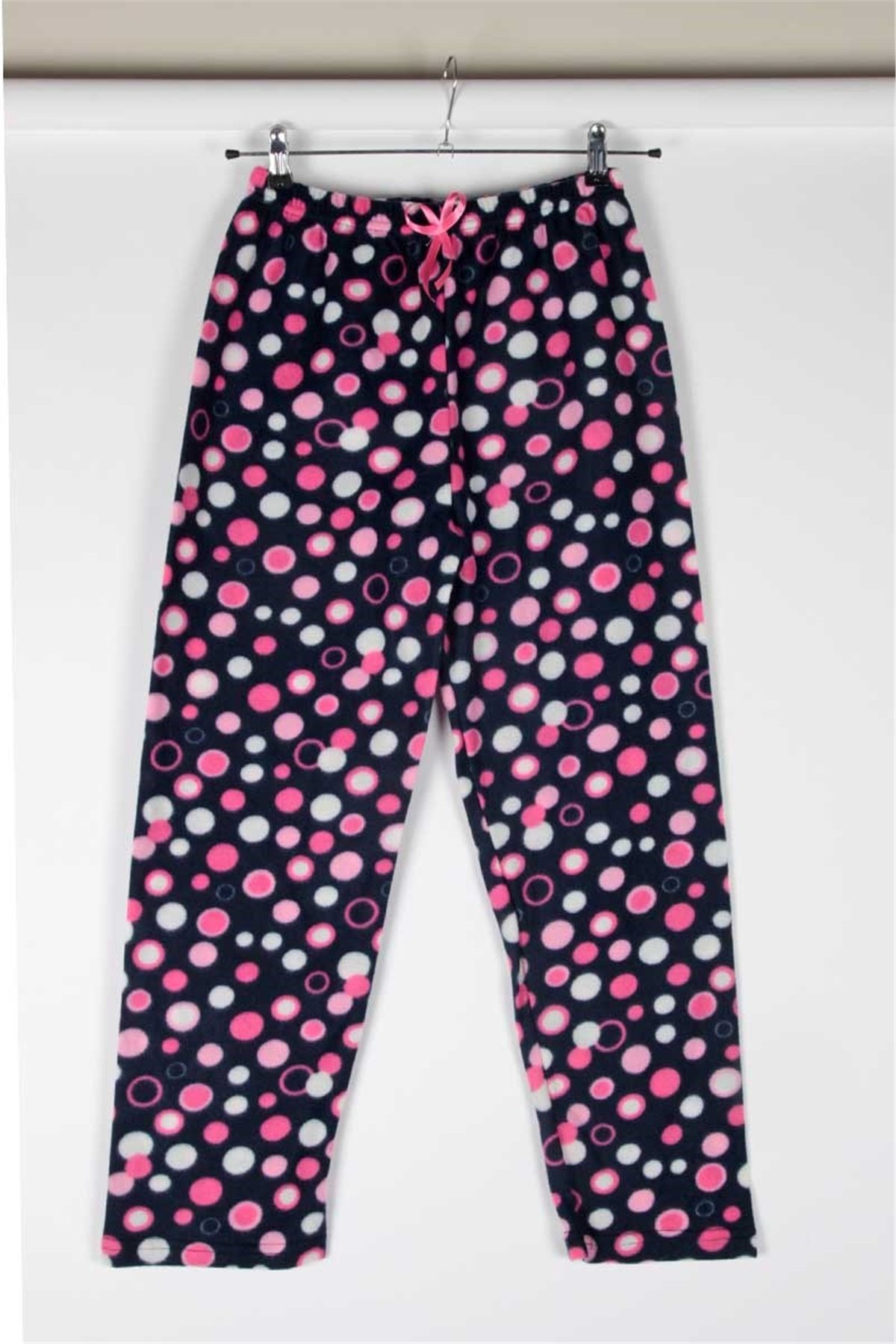 Renkli Polar Pijama Tek Alt PL-201