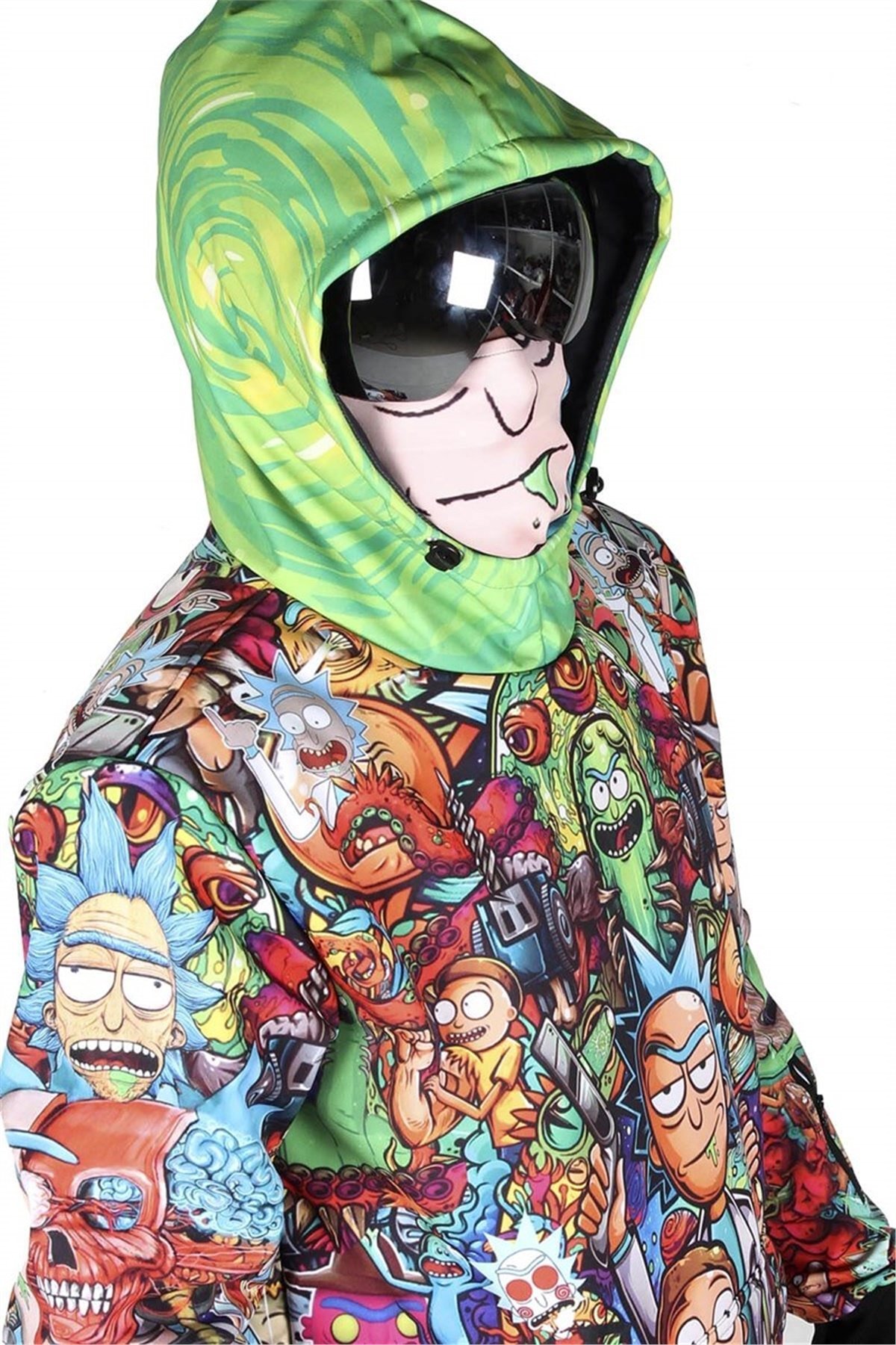 Rick and Morty Snowboard ve Kayak Montu