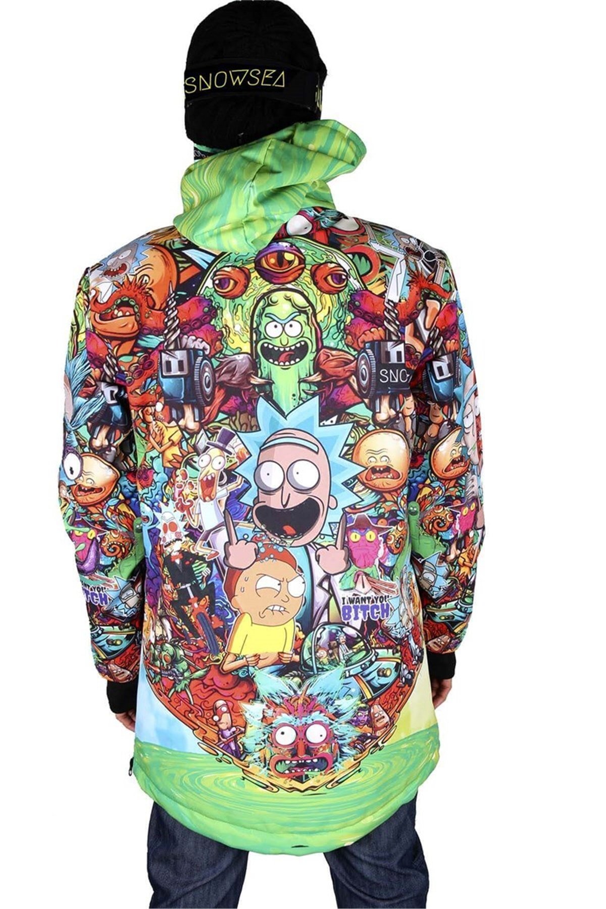 Rick and Morty Snowboard ve Kayak Montu