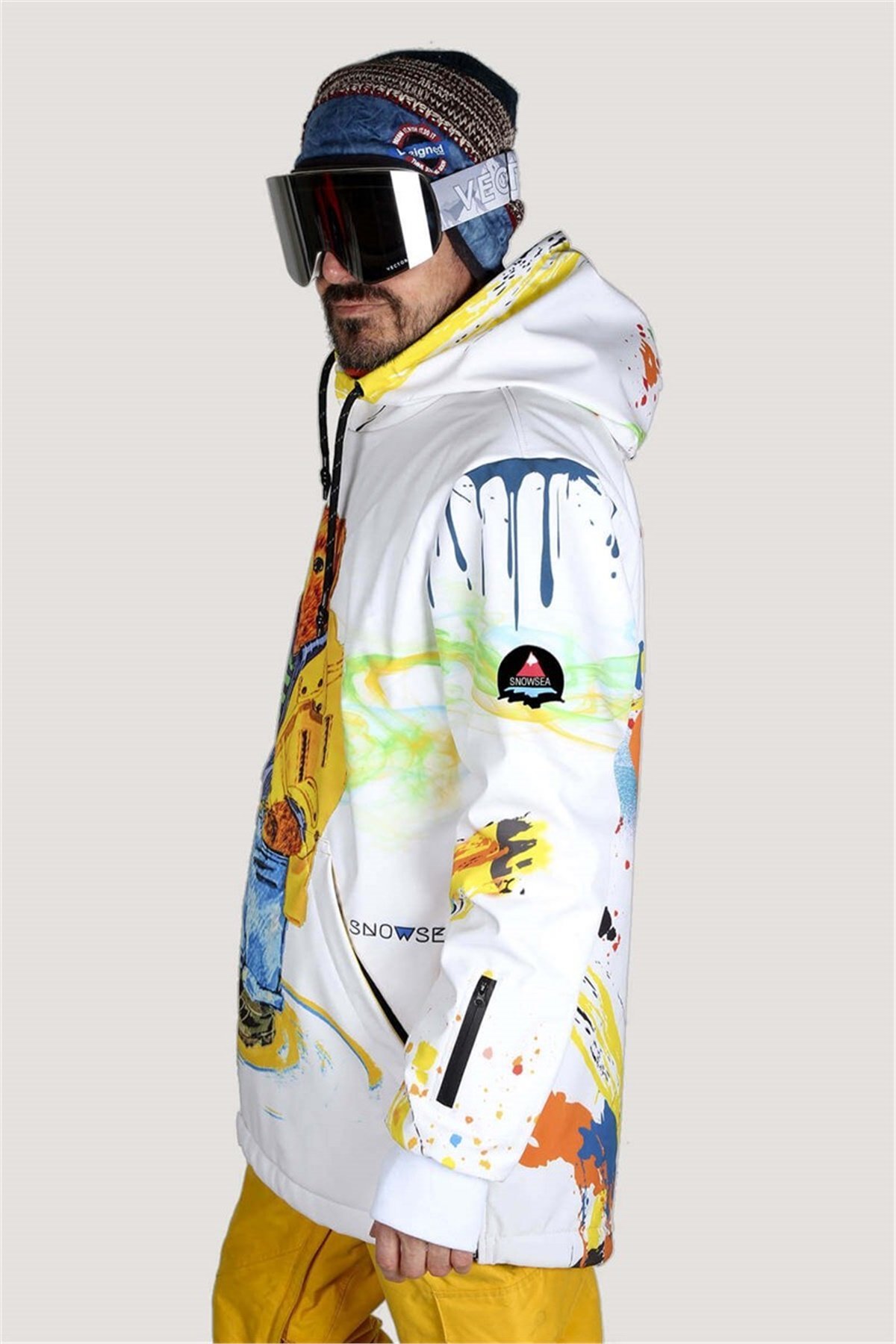 Snowboard Freak Snowsea 1. Kalite Kar Montu